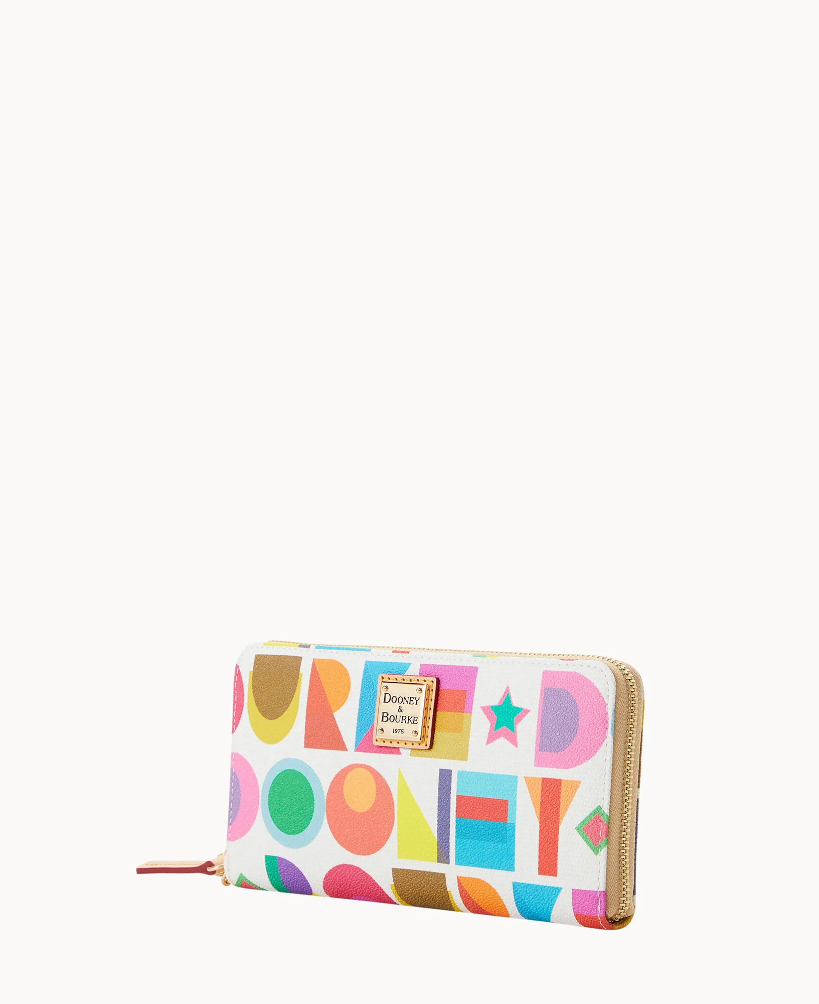 Art Deco Large Zip Around Wristlet - Image 5