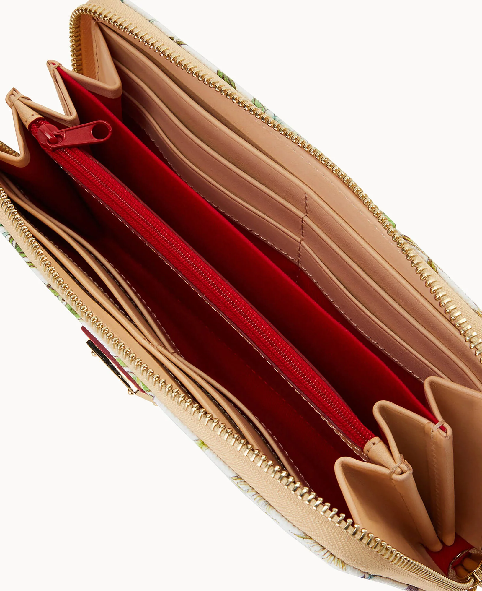 Botanical Large Zip Around Wristlet - Image 3
