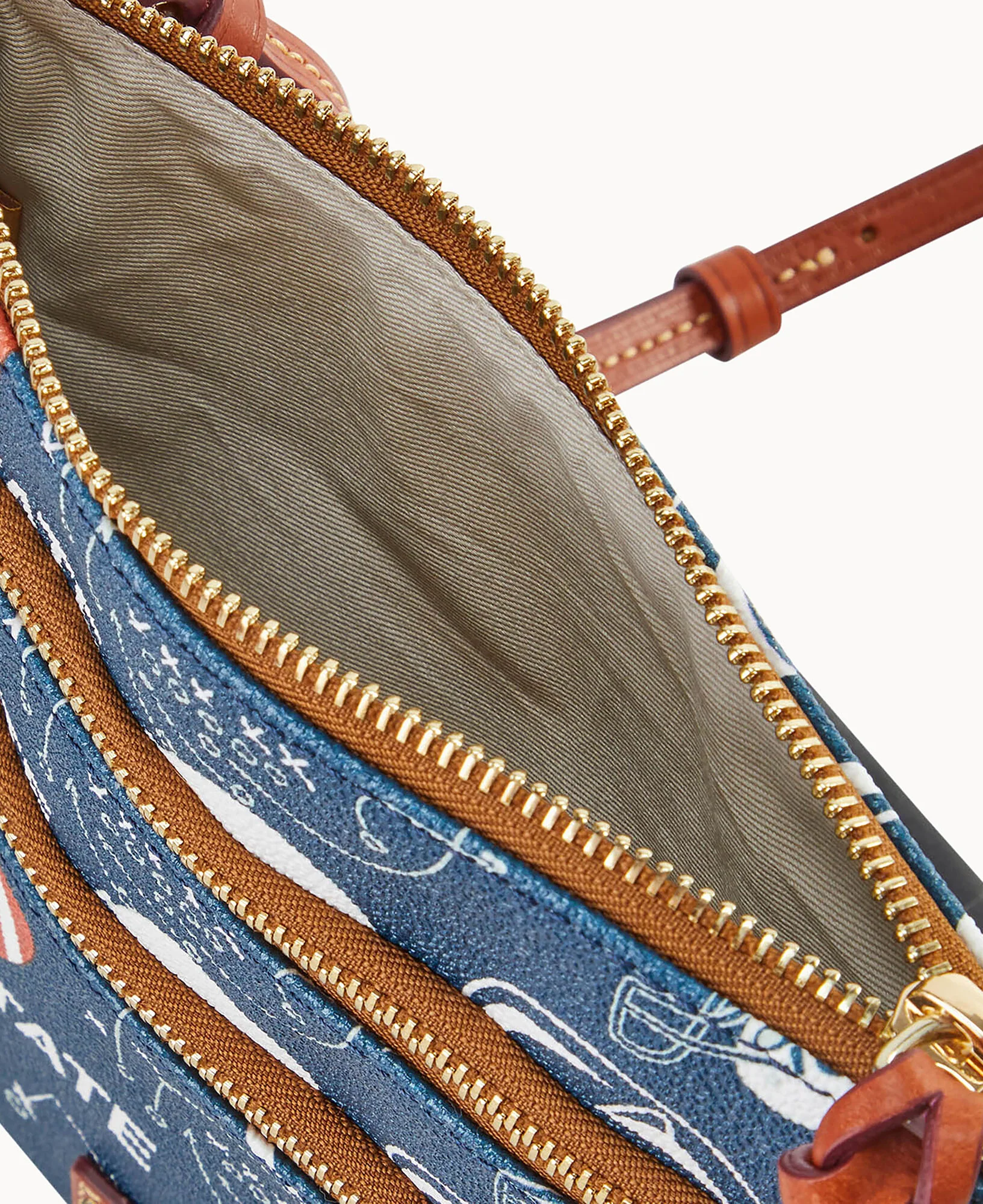 Collegiate Penn State University Triple Zip Crossbody - Image 3