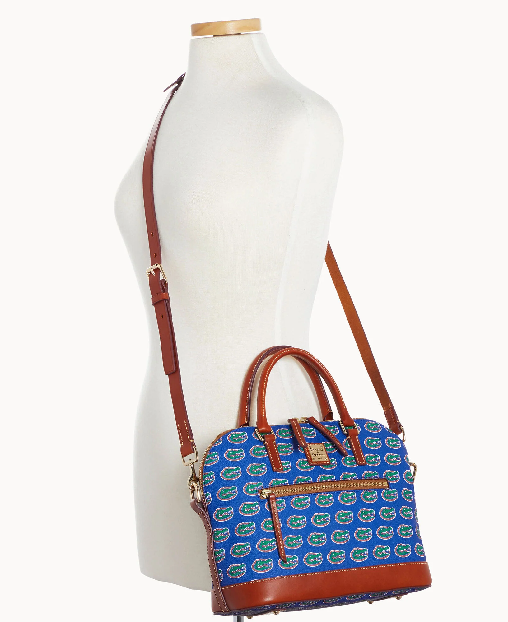 Collegiate University of Florida Domed Zip Satchel - Image 4