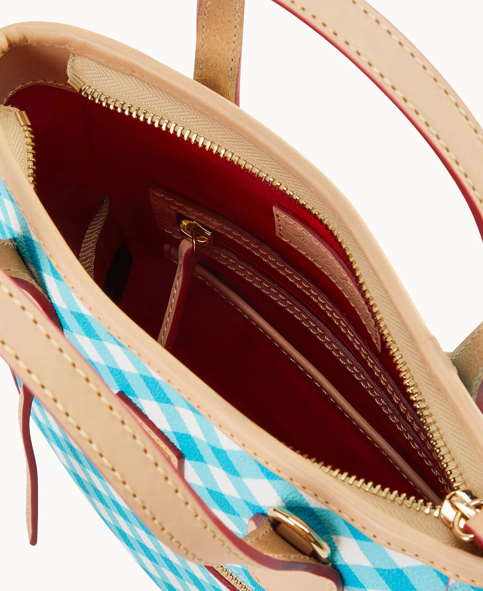 Gingham II Small Handle Tote - Image 3