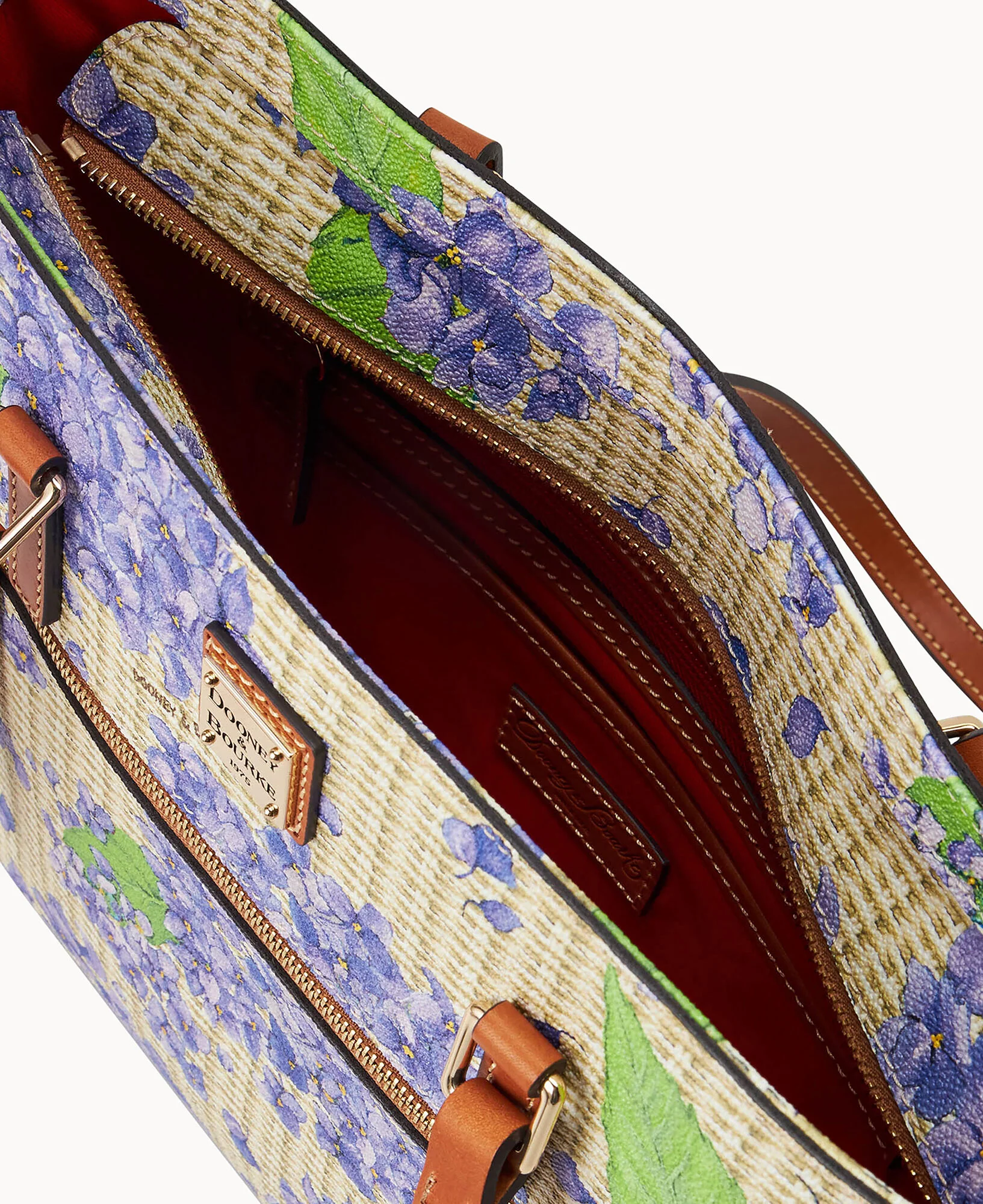 Hydrangea Basketweave Shopper - Image 7