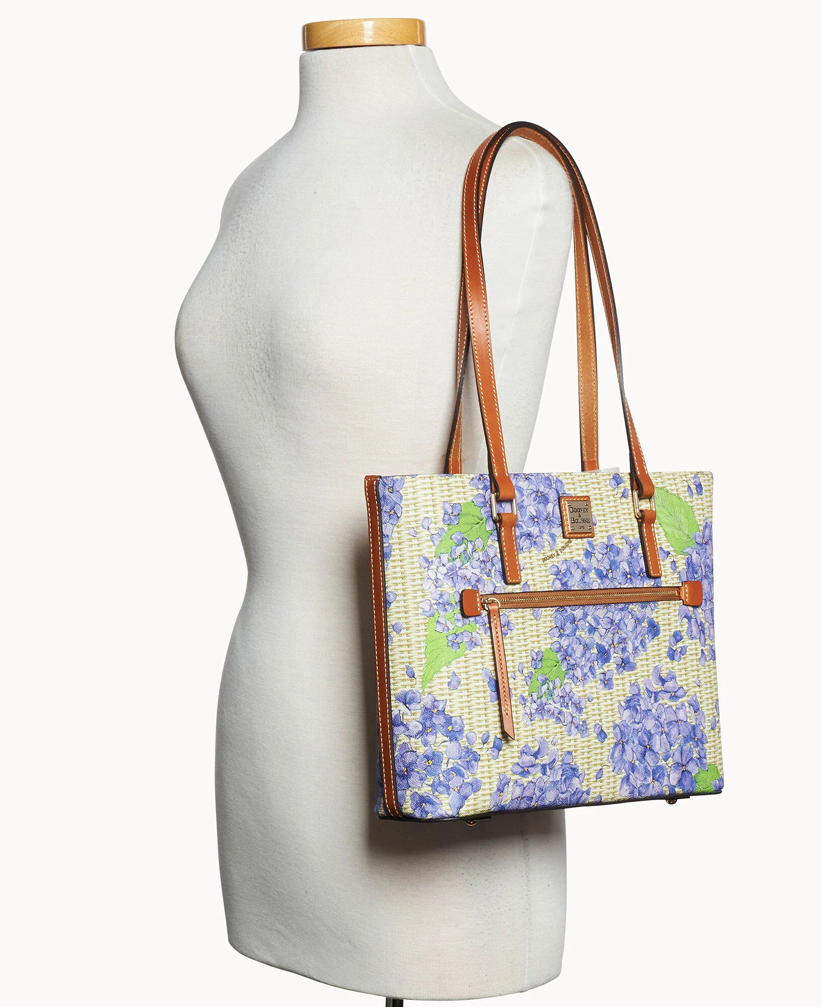 Hydrangea Basketweave Shopper - Image 8