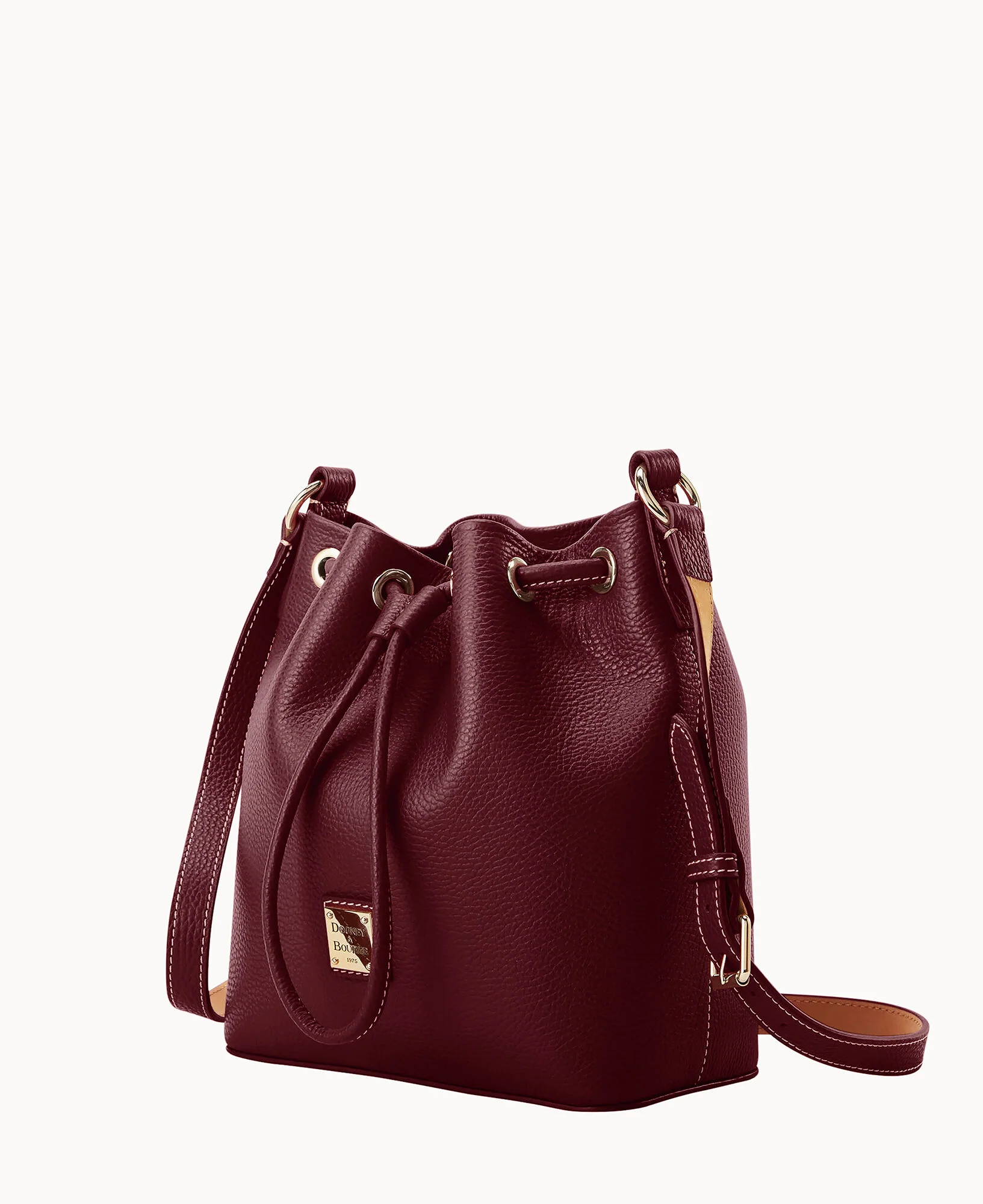 Lucca Leather Crossbody Drawstring - Image 34