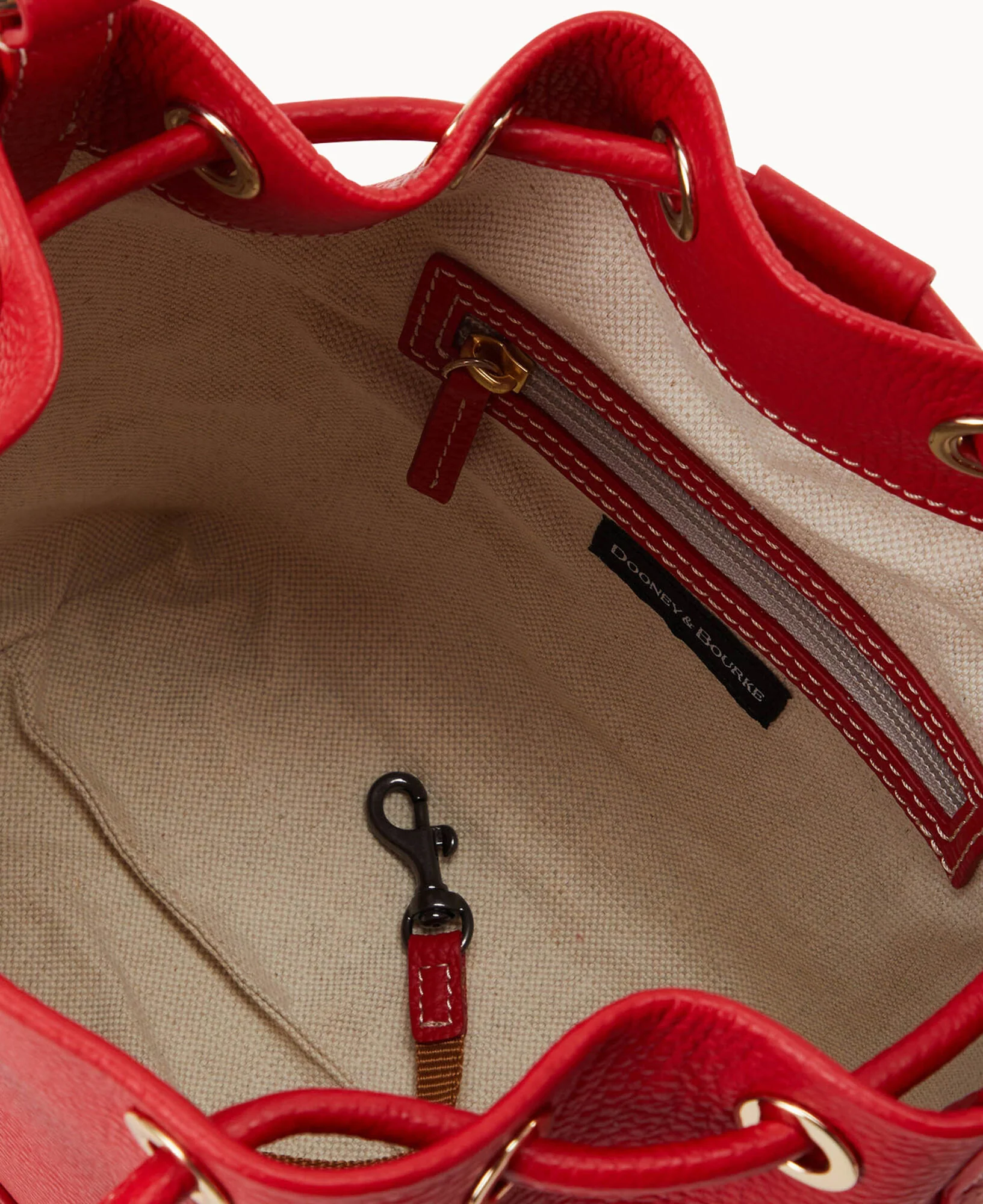 Lucca Leather Crossbody Drawstring - Image 7