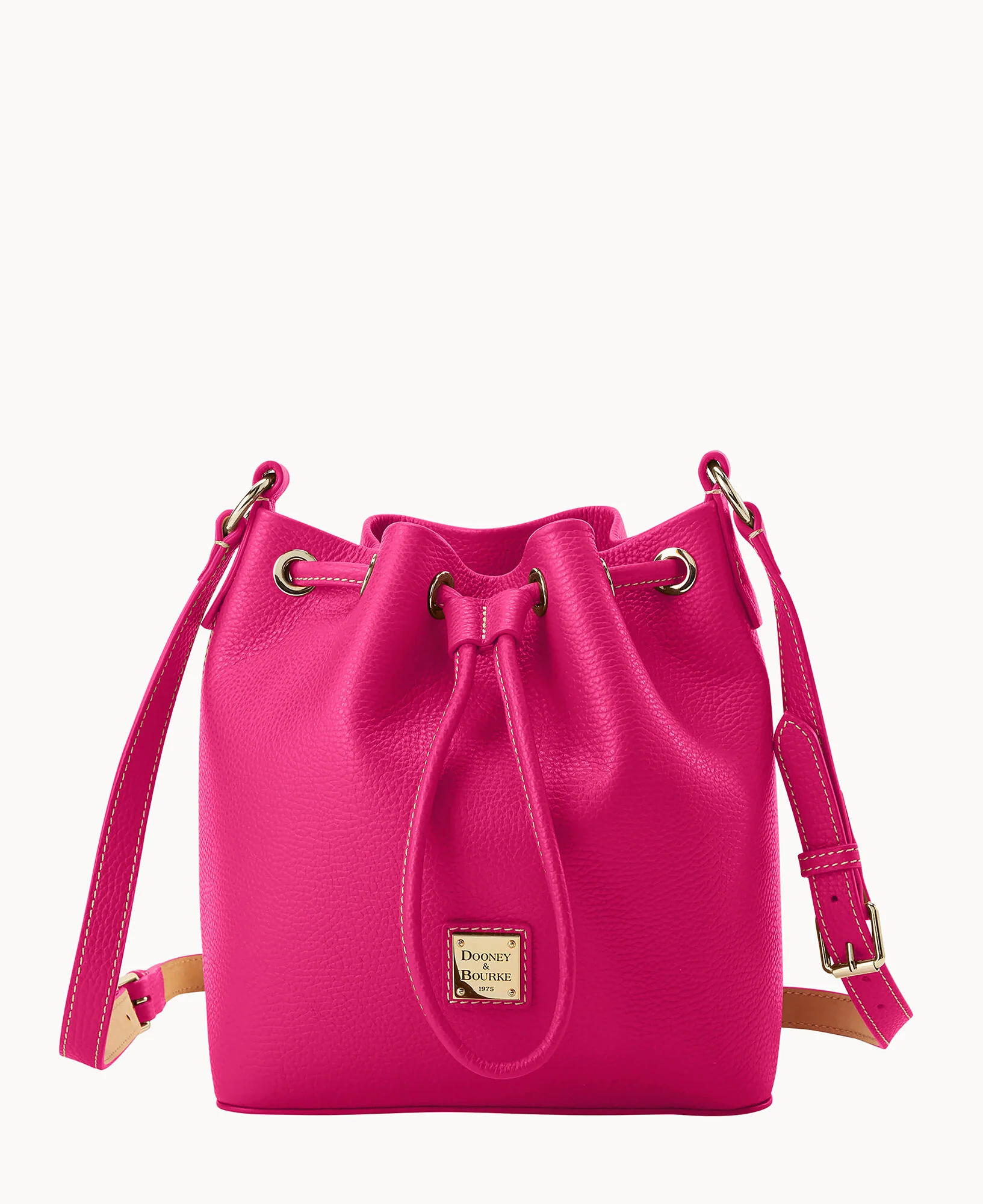 Lucca Leather Crossbody Drawstring - Image 9