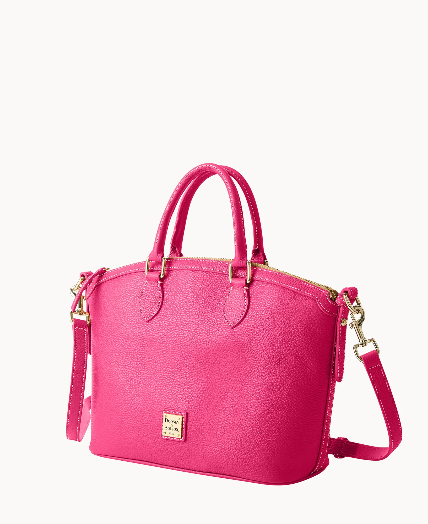 Lucca Leather Domed Satchel - Image 26