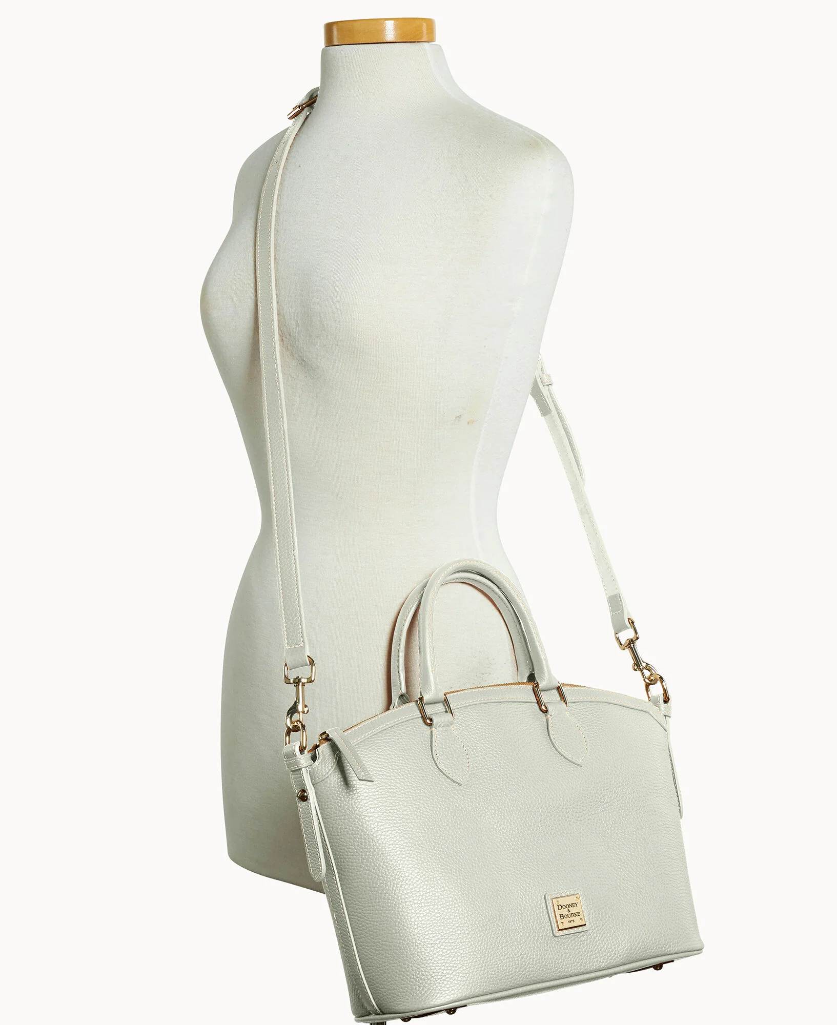 Lucca Leather Domed Satchel - Image 44