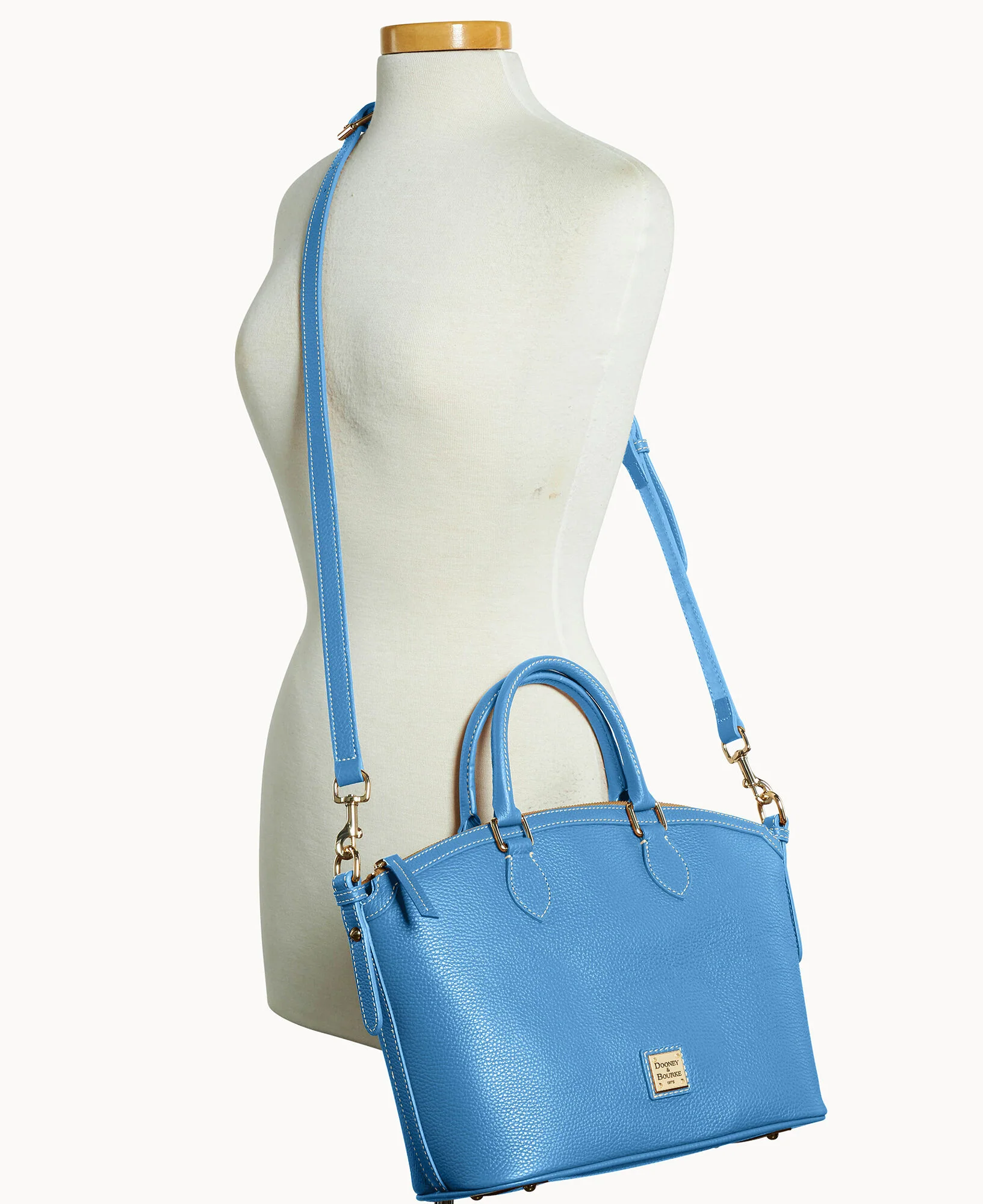 Lucca Leather Domed Satchel - Image 52
