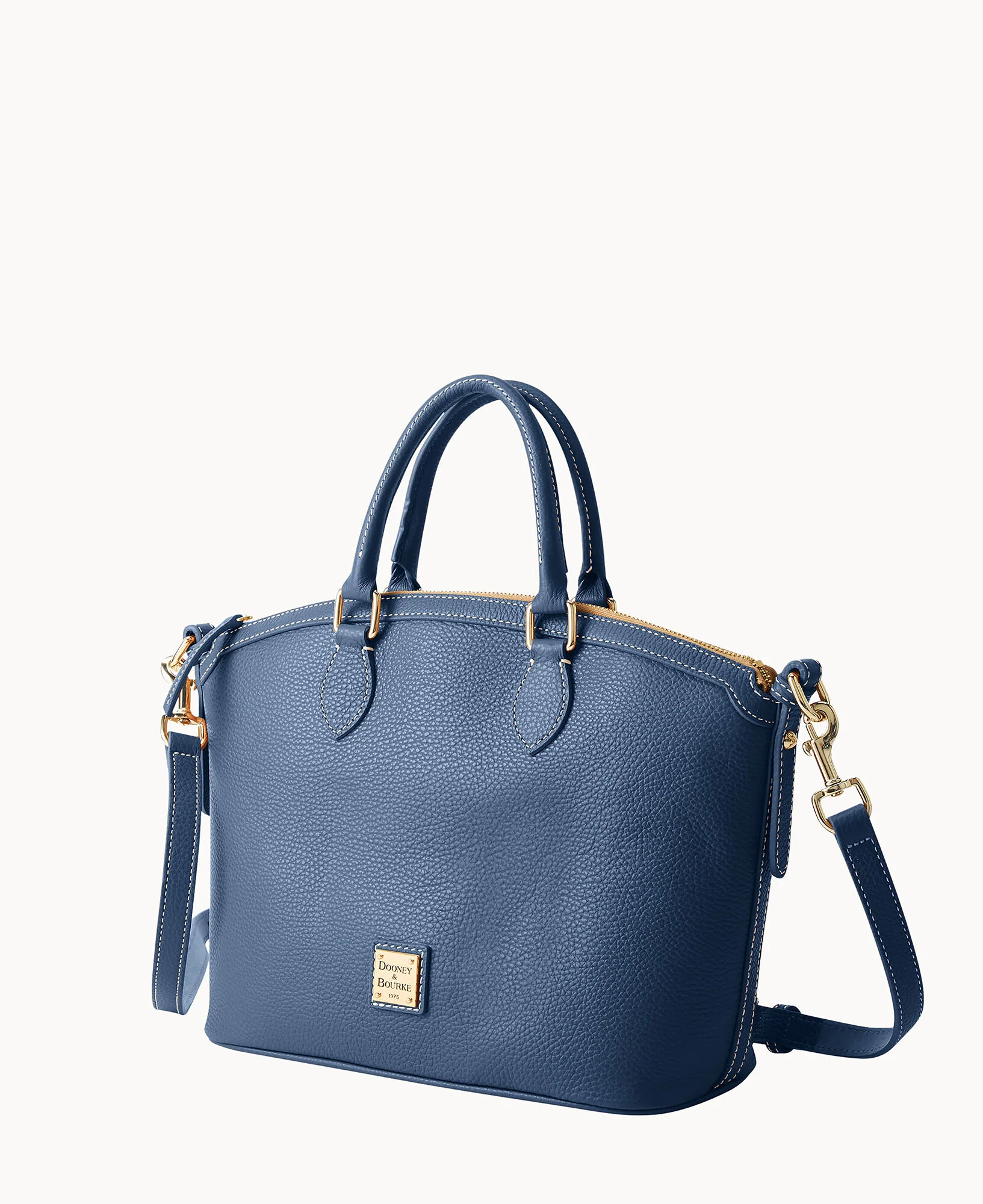 Lucca Leather Domed Satchel - Image 54