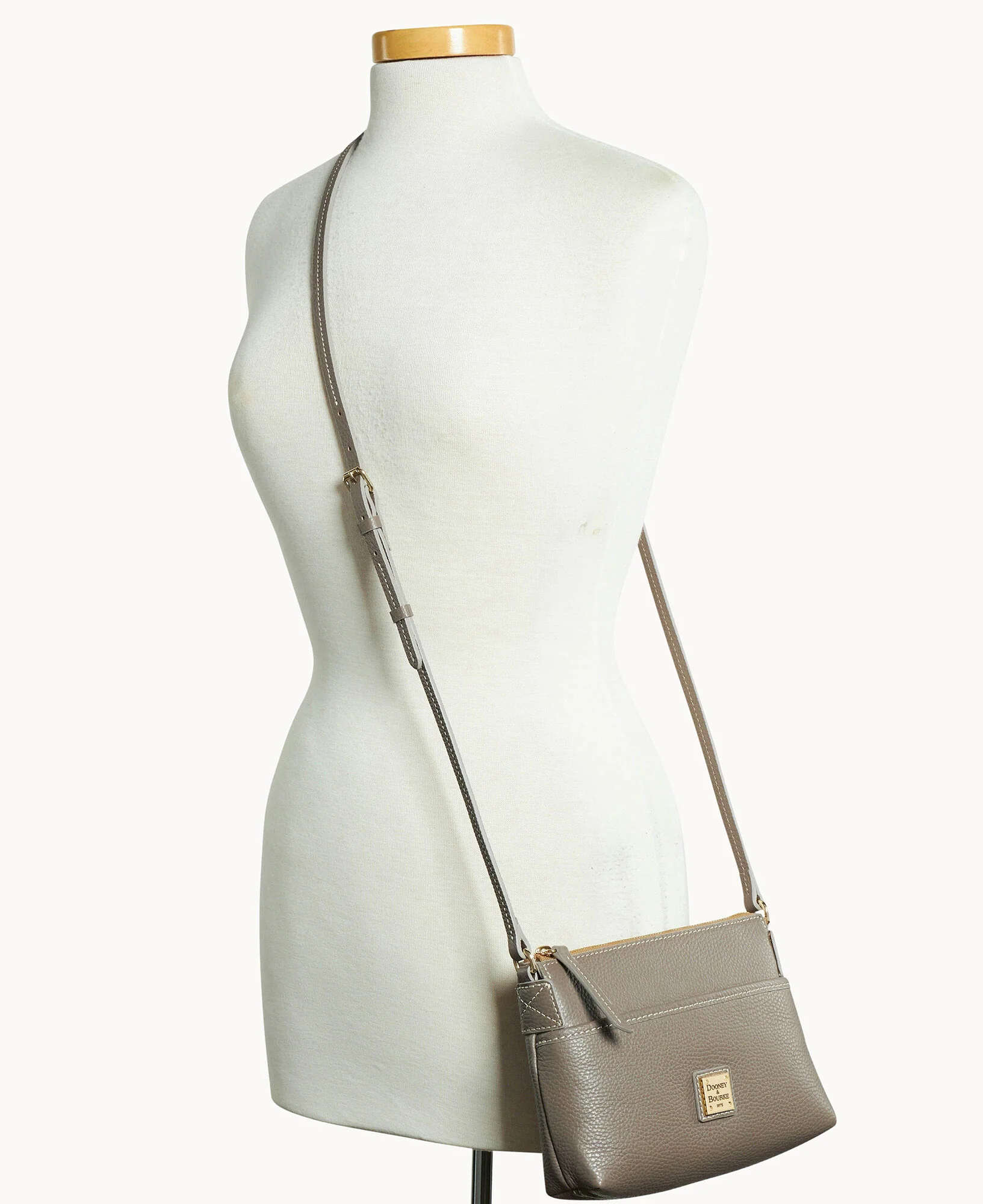 Lucca Leather Ginger Crossbody - Image 8