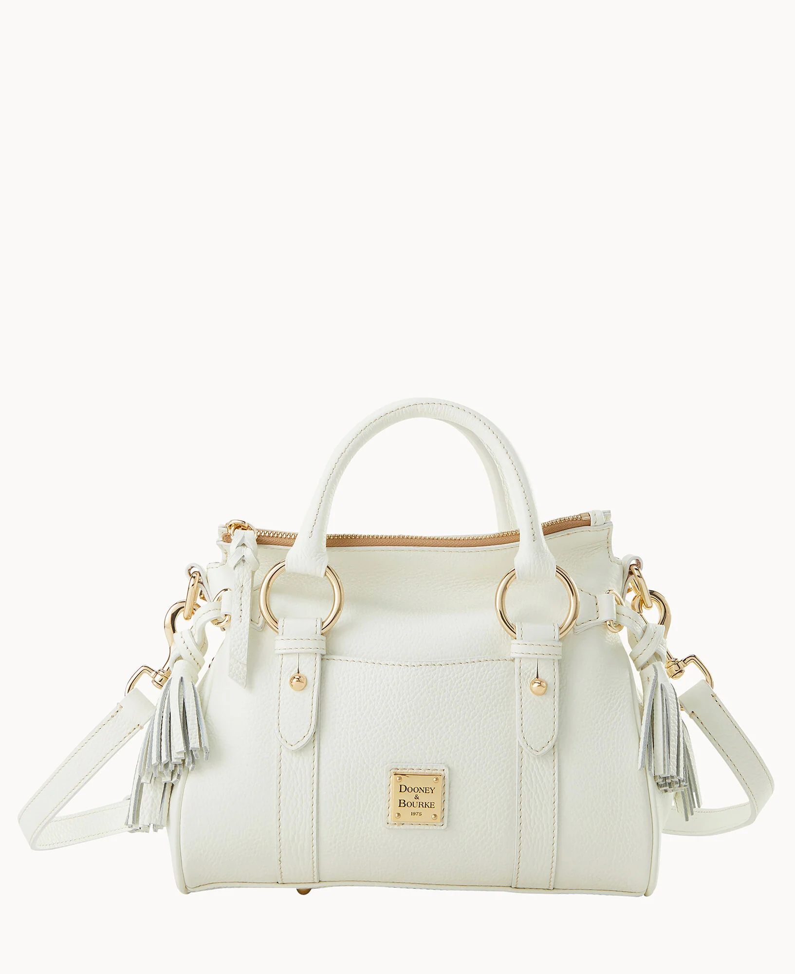 Lucca Leather Satchel With Pocket - Image 11