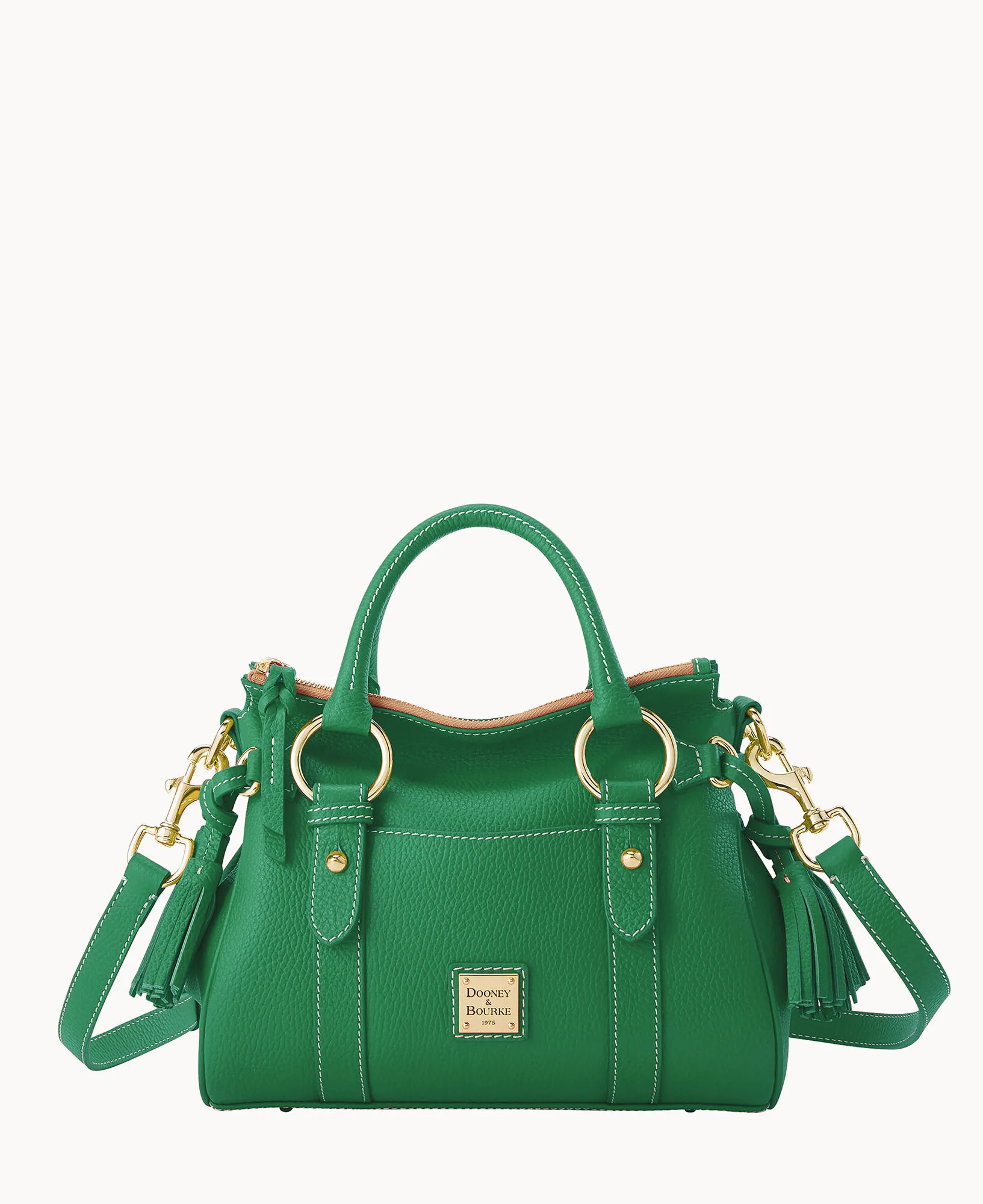 Lucca Leather Satchel With Pocket - Image 36