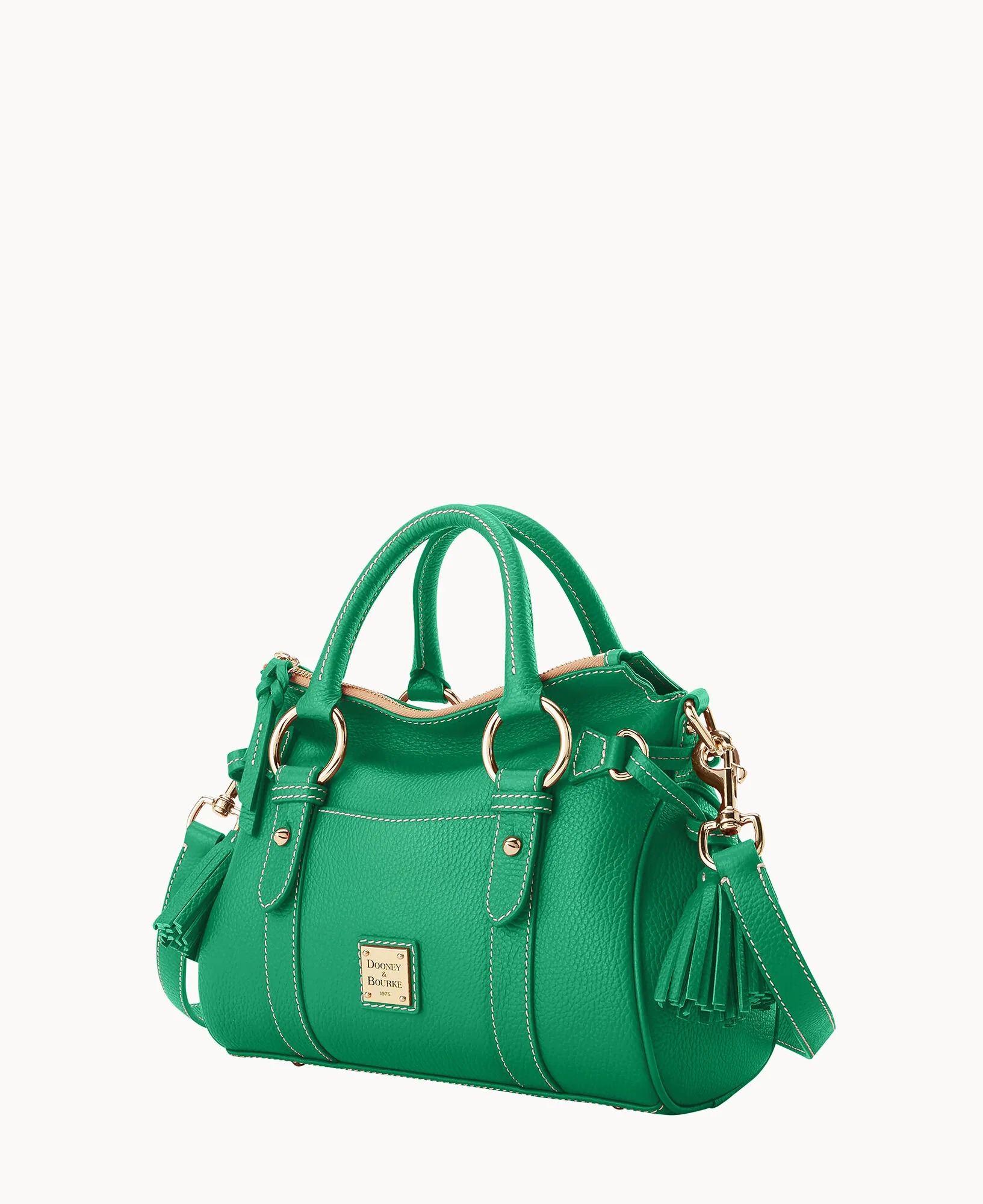 Lucca Leather Satchel With Pocket - Image 37