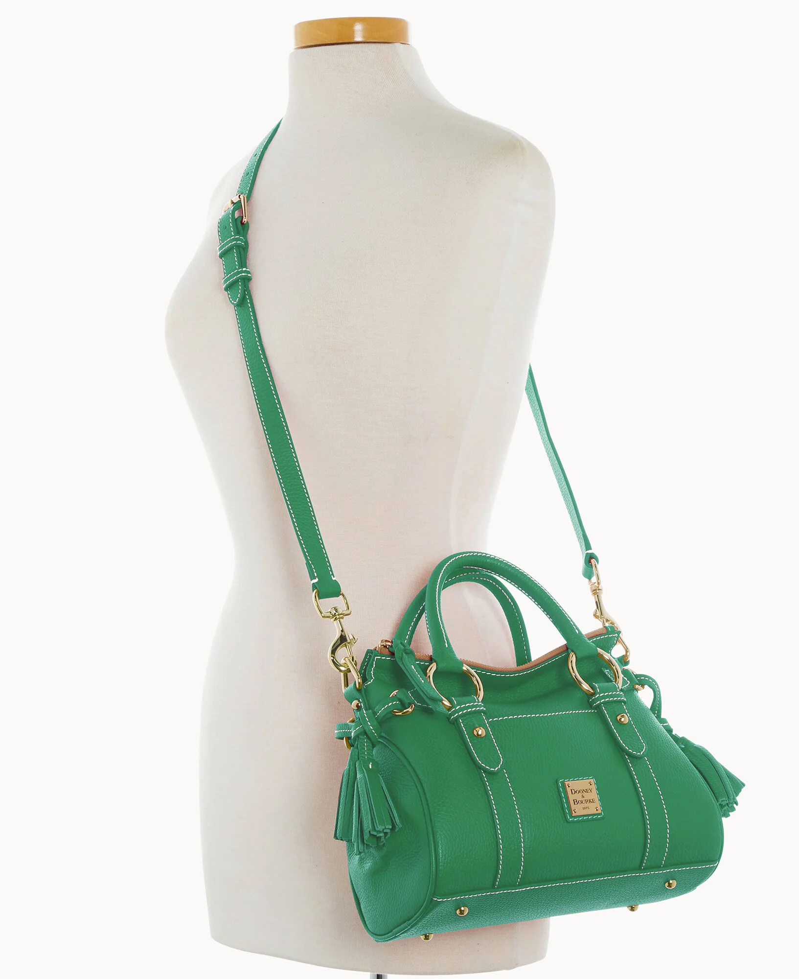 Lucca Leather Satchel With Pocket - Image 40