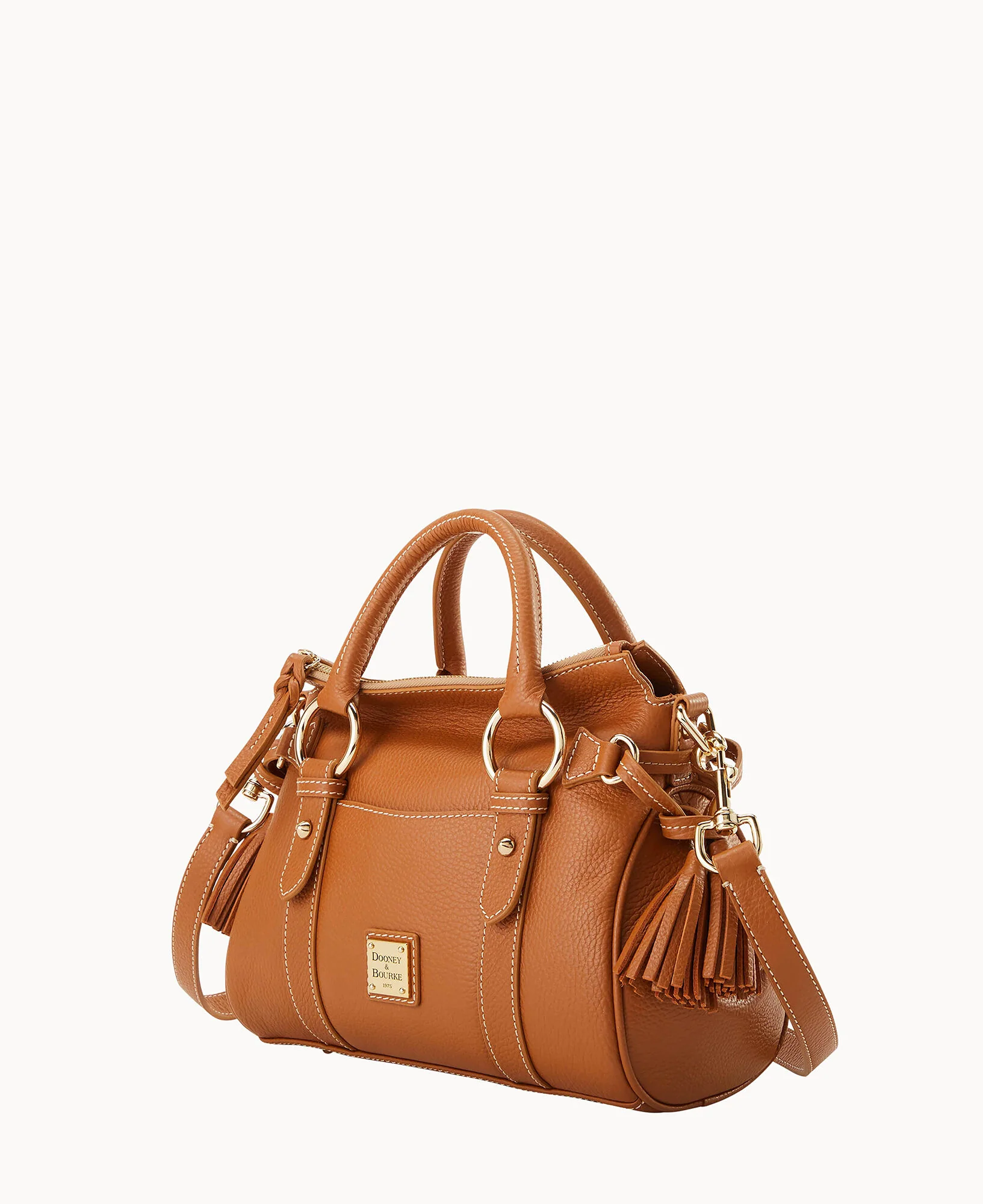 Lucca Leather Satchel With Pocket - Image 42