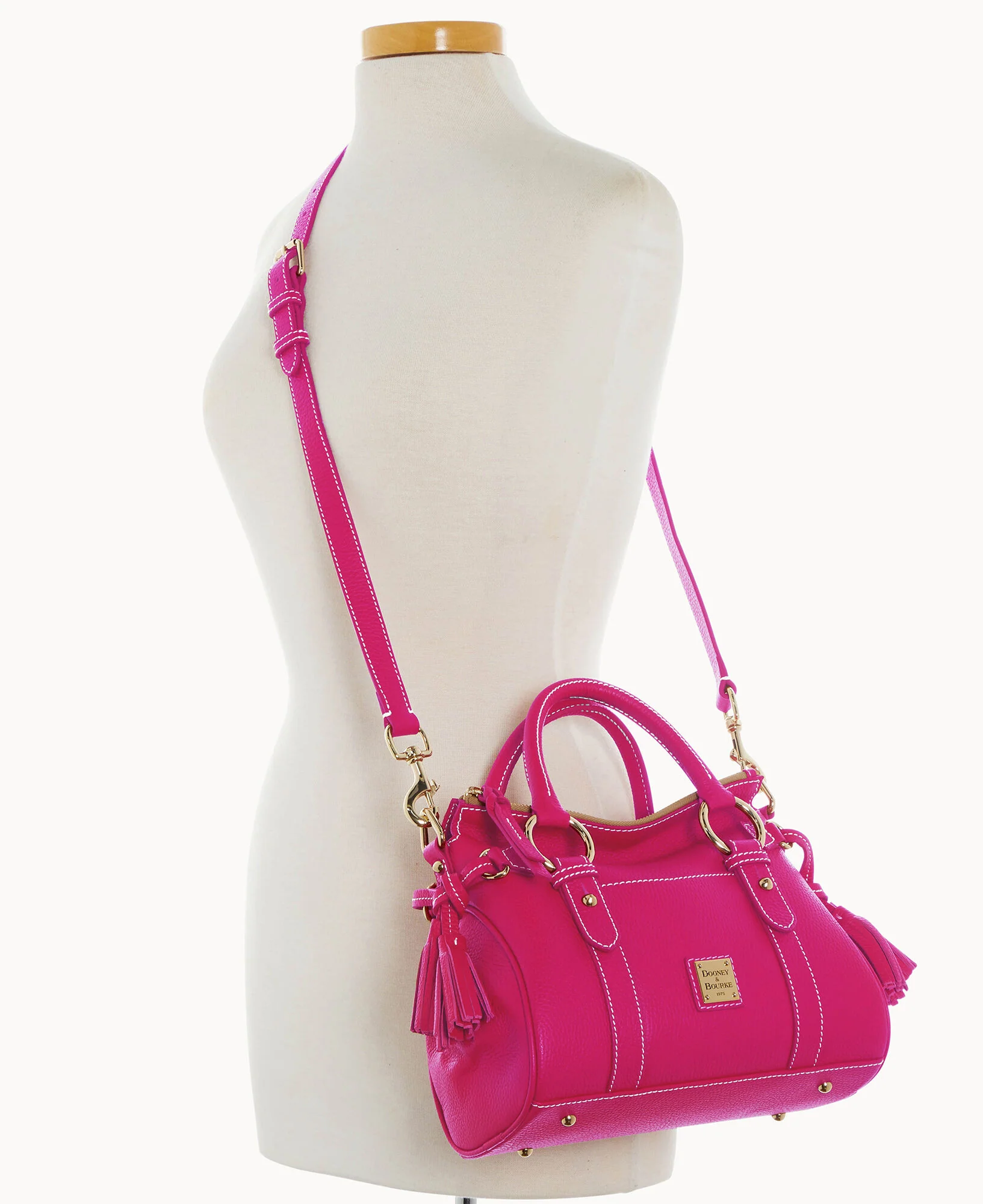 Lucca Leather Satchel With Pocket - Image 55