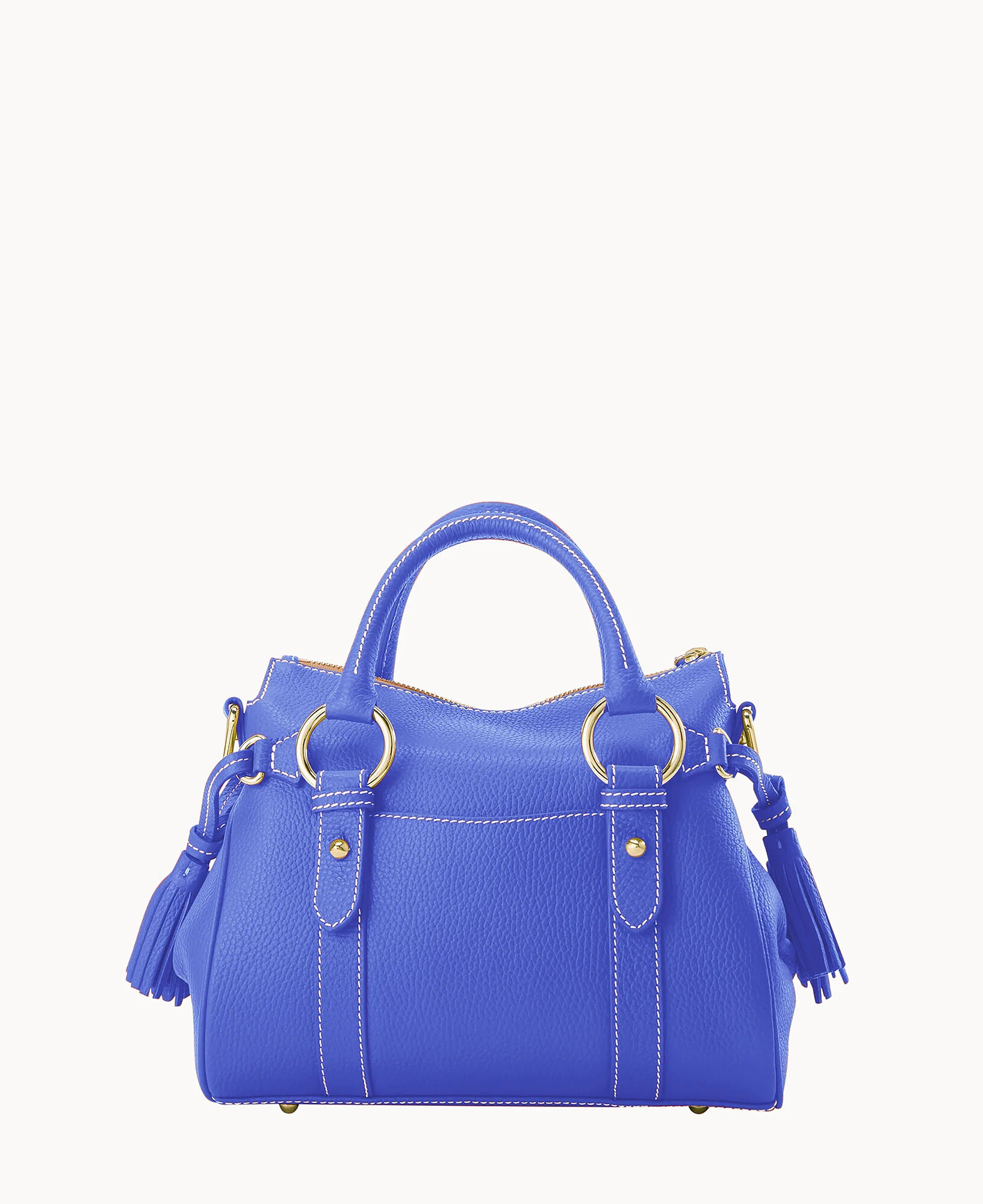 Lucca Leather Satchel With Pocket - Image 59