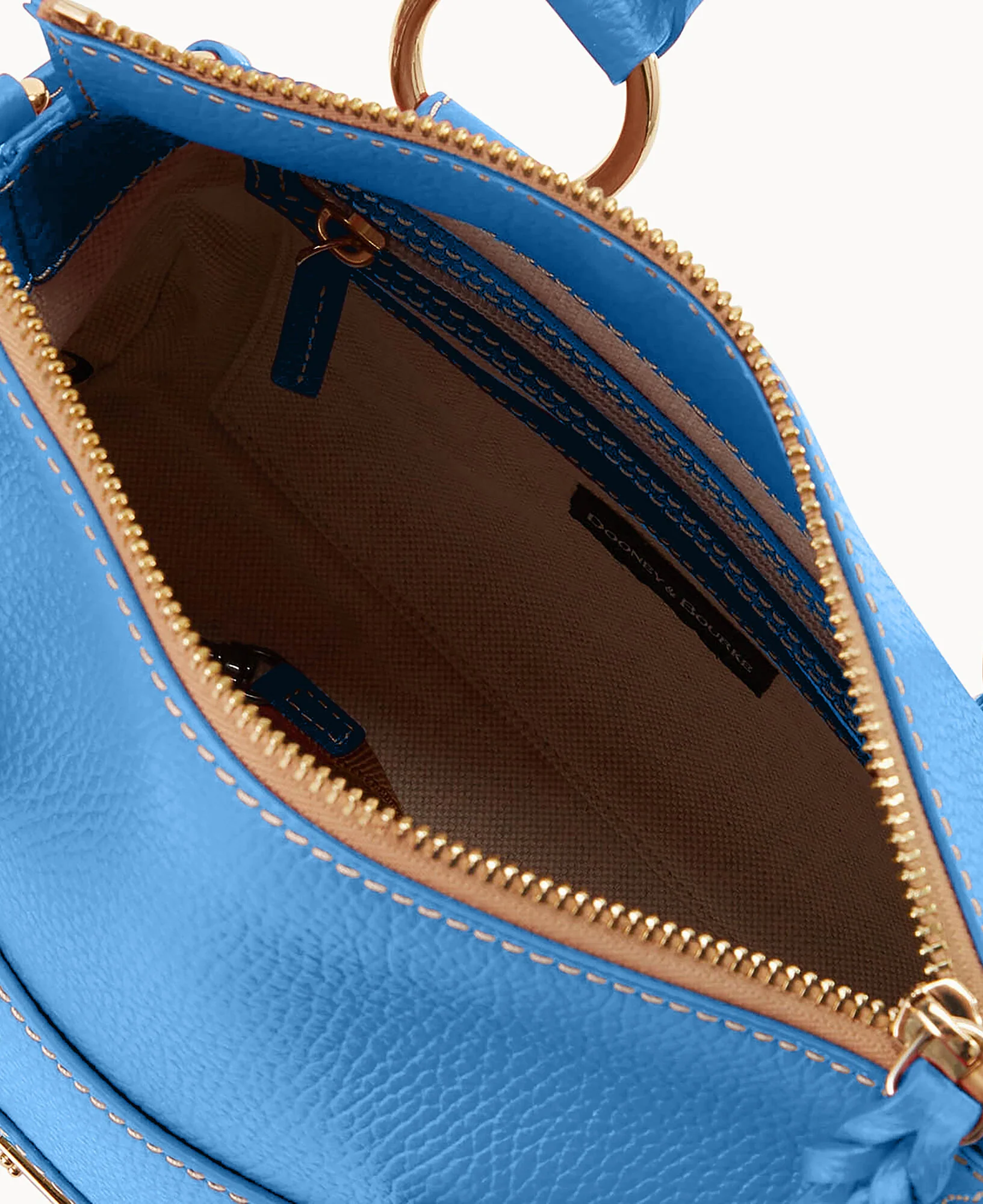 Lucca Leather Satchel With Pocket - Image 63