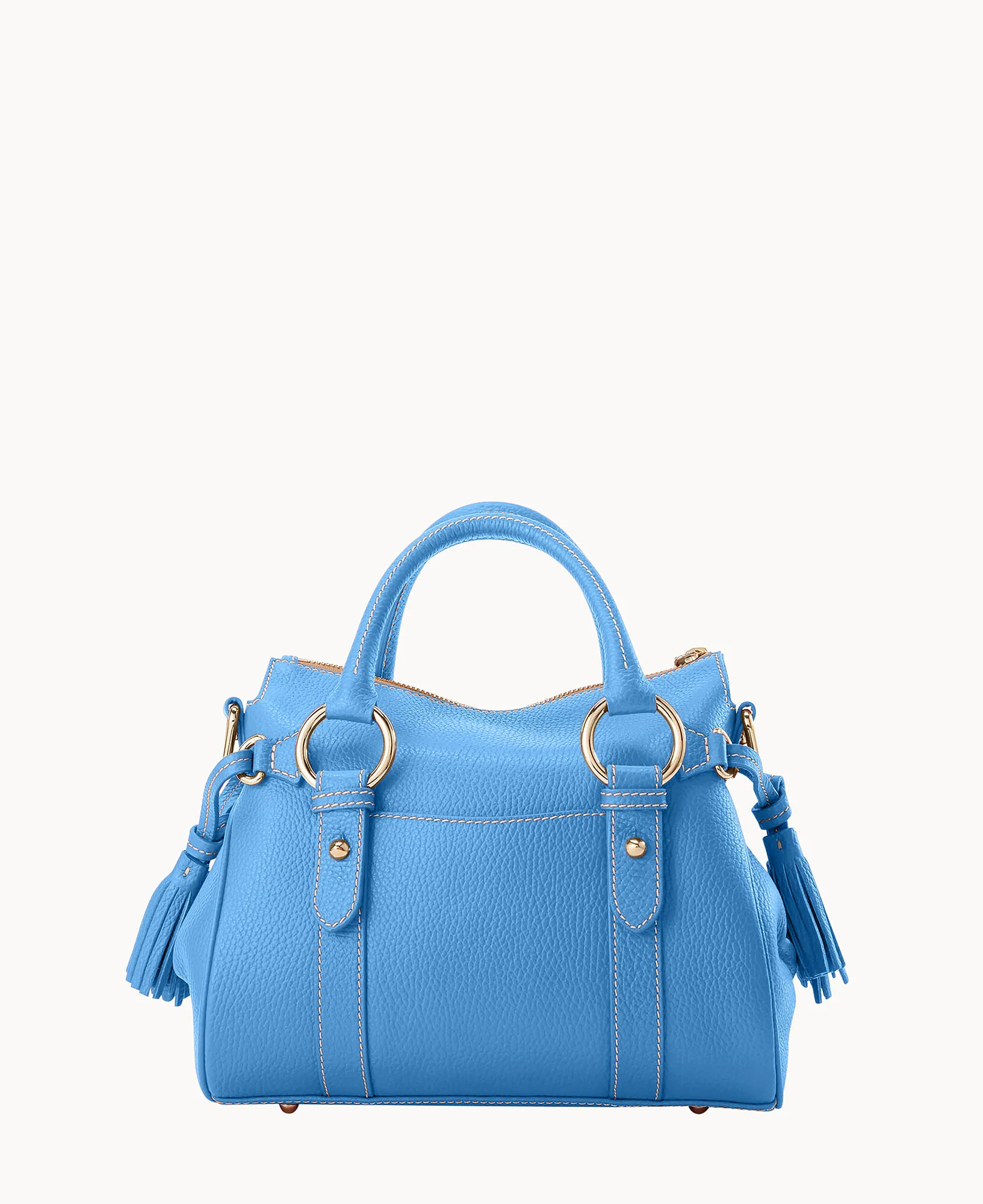 Lucca Leather Satchel With Pocket - Image 64