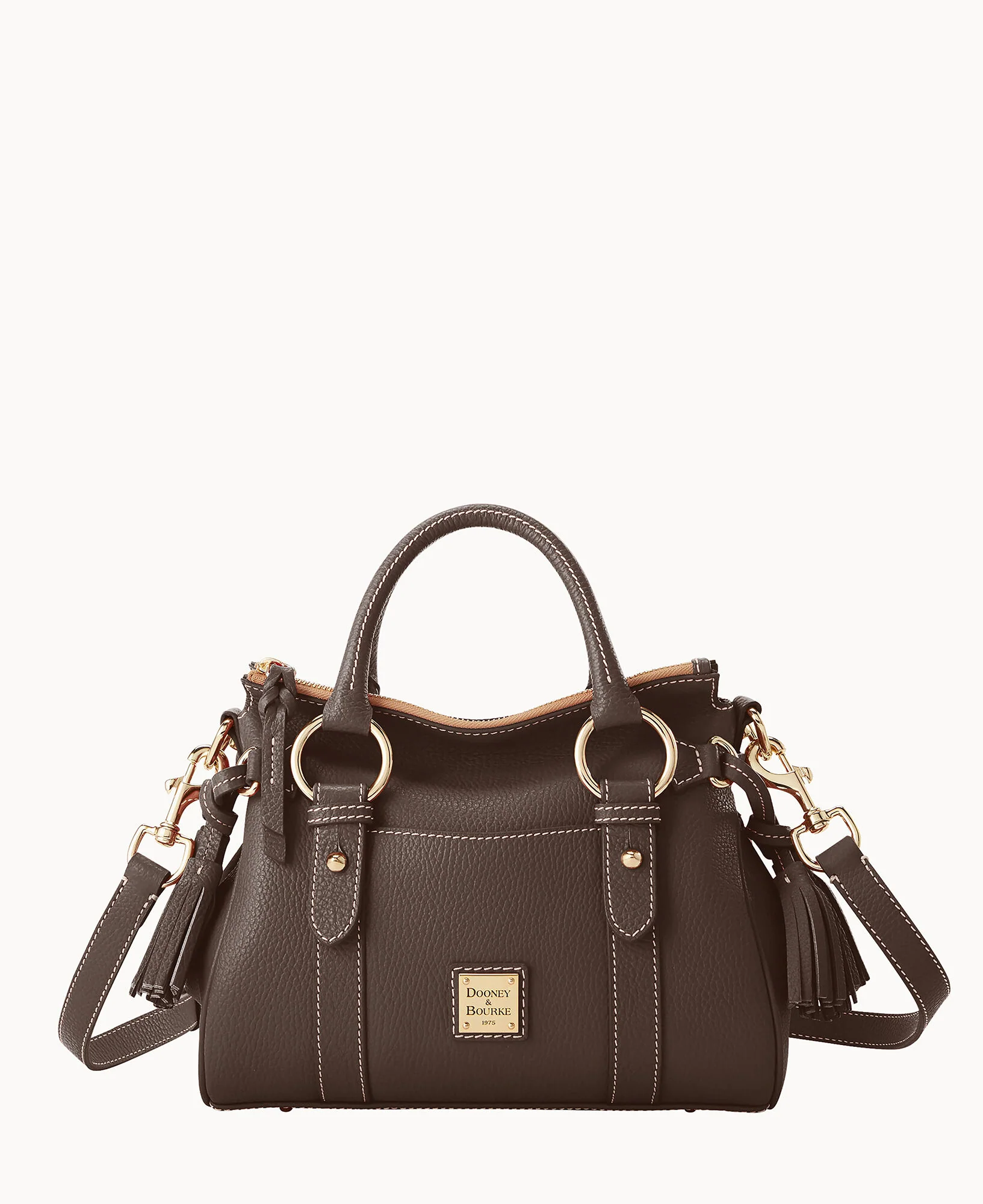 Lucca Leather Satchel With Pocket - Image 66