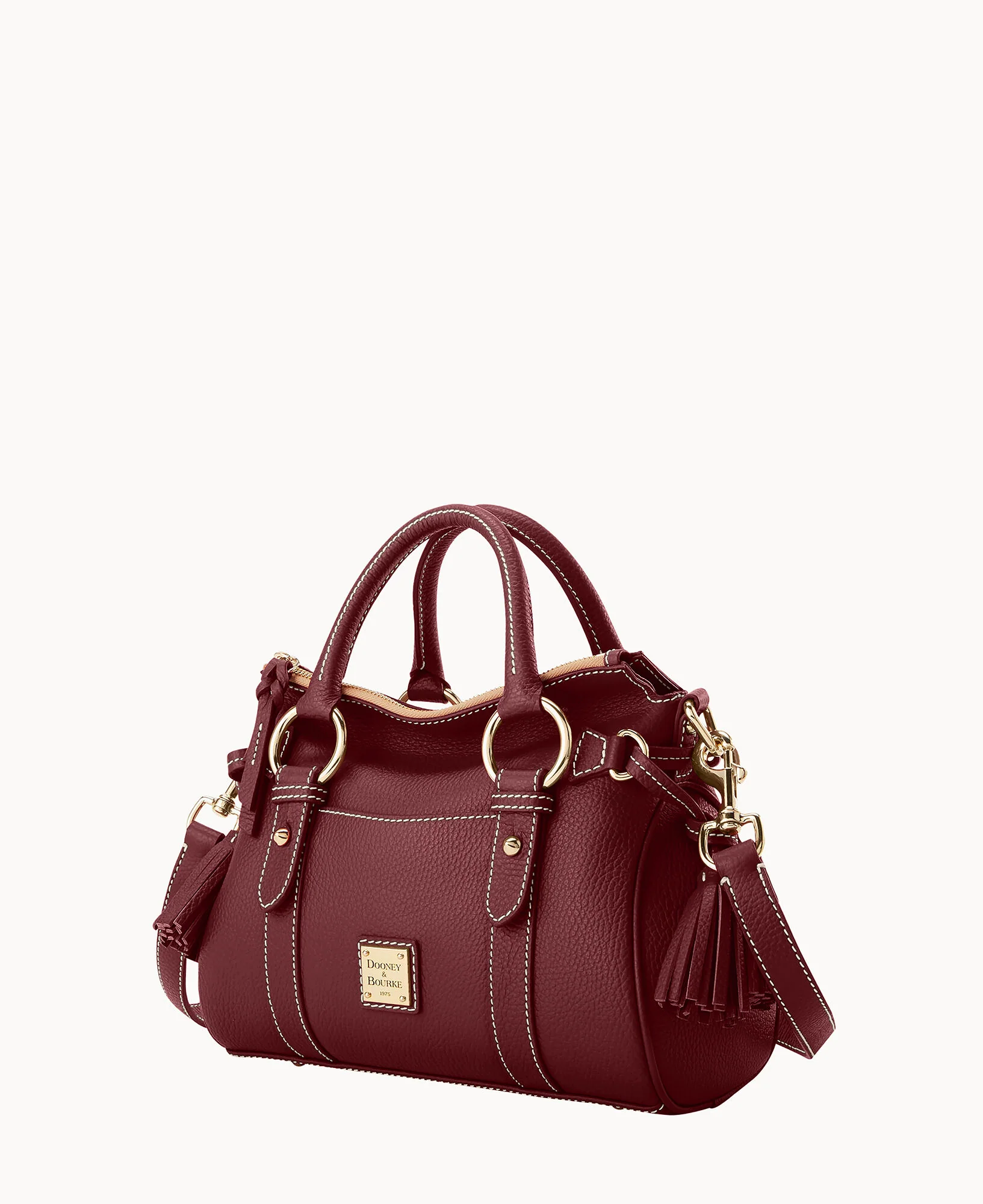 Lucca Leather Satchel With Pocket - Image 82