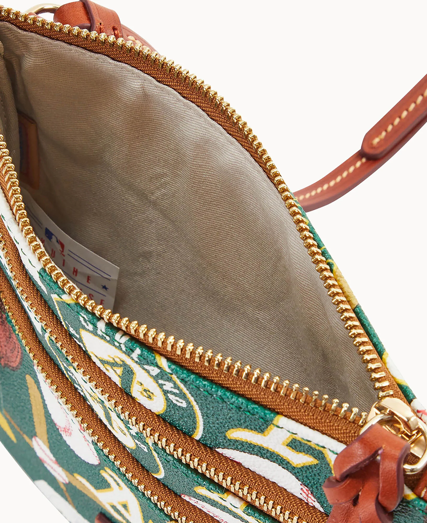 MLB Athletics Triple Zip Crossbody - Image 3
