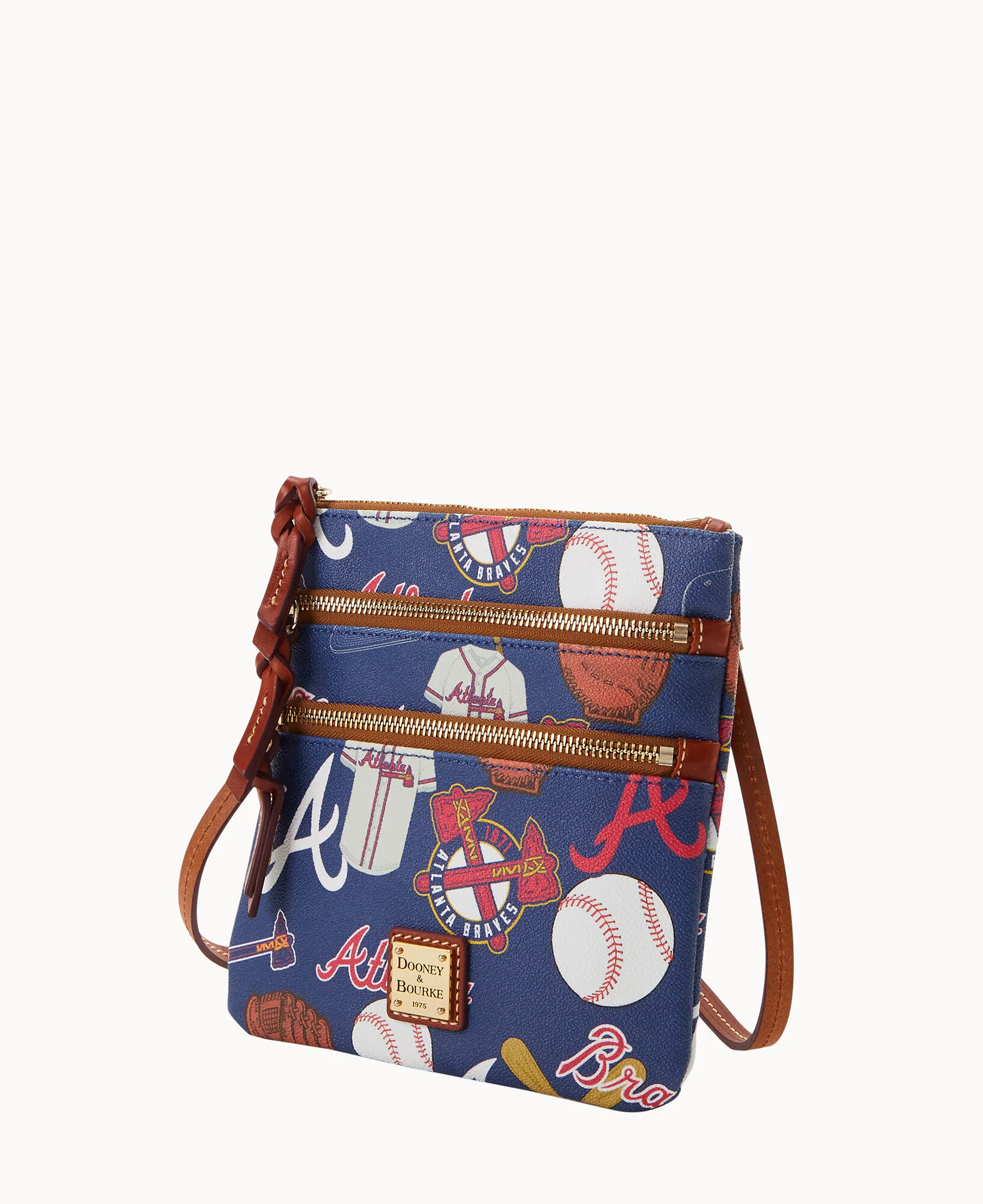 MLB Braves Triple Zip Crossbody - Image 2