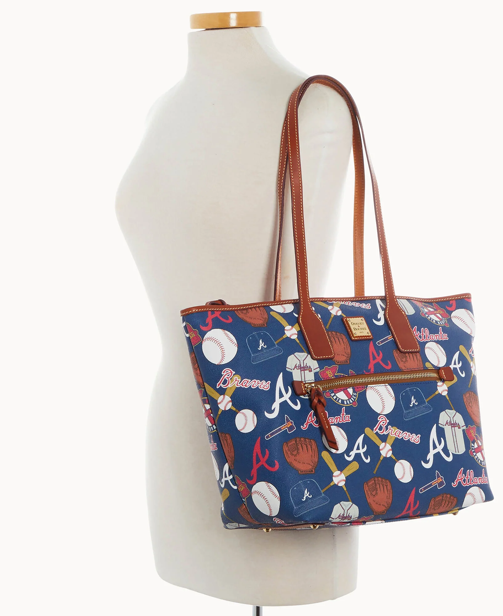 MLB Braves Zip Tote - Image 4
