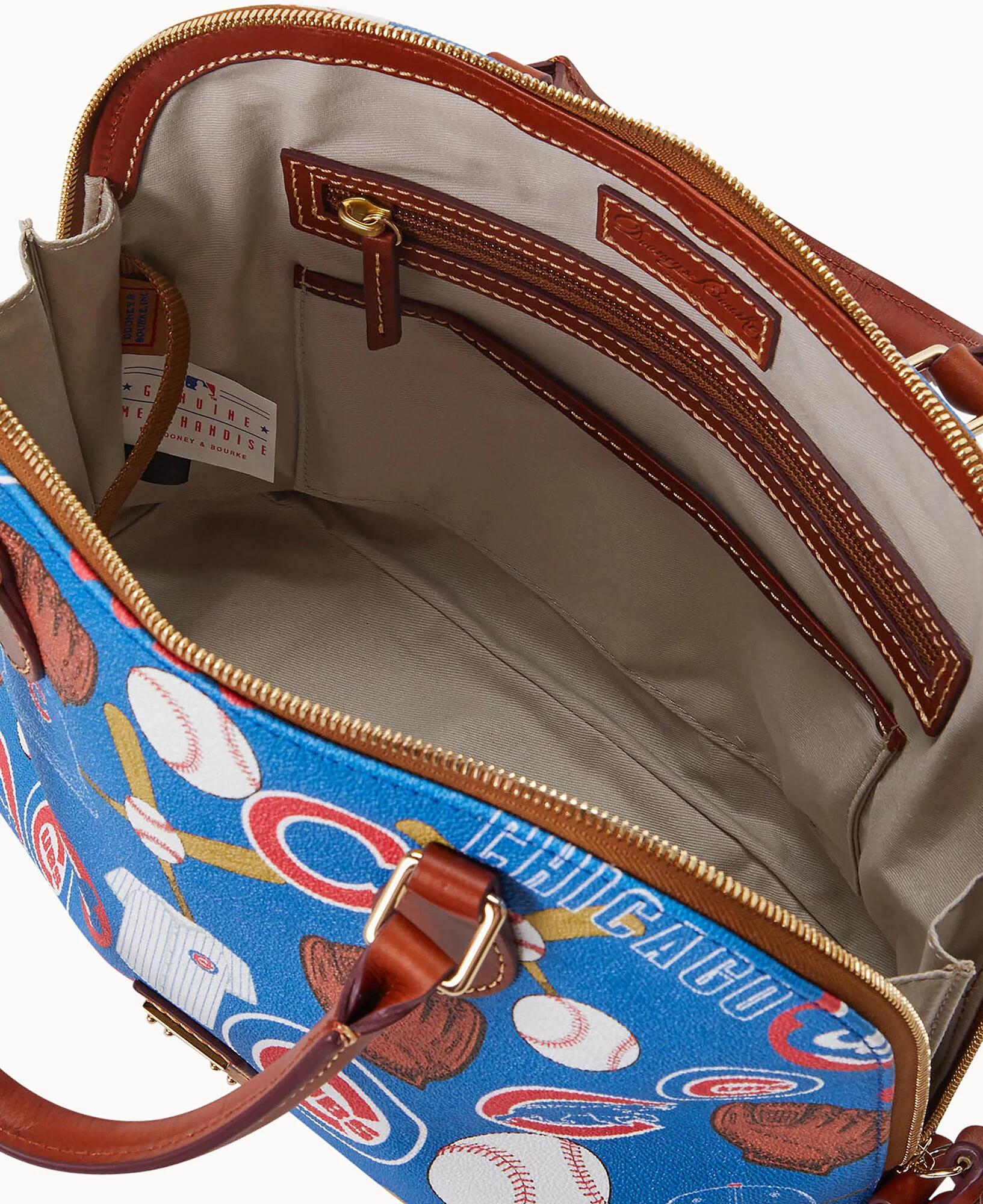 MLB Cubs Zip Zip Satchel - Image 3
