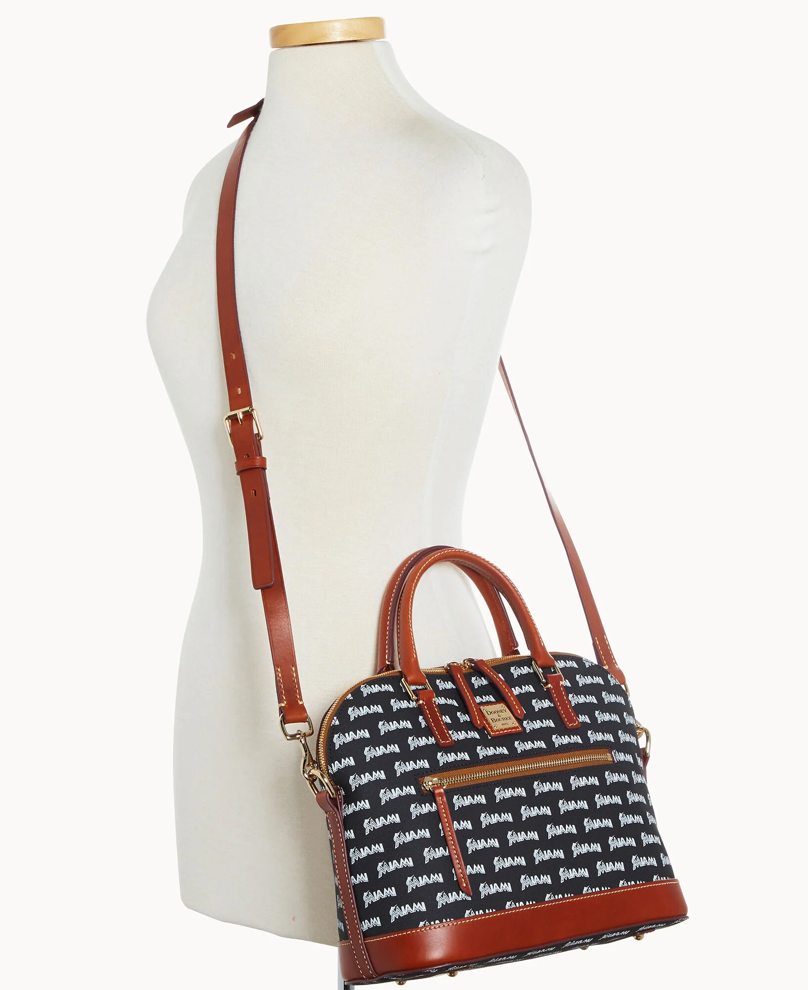 MLB Marlins Domed Zip Satchel - Image 4