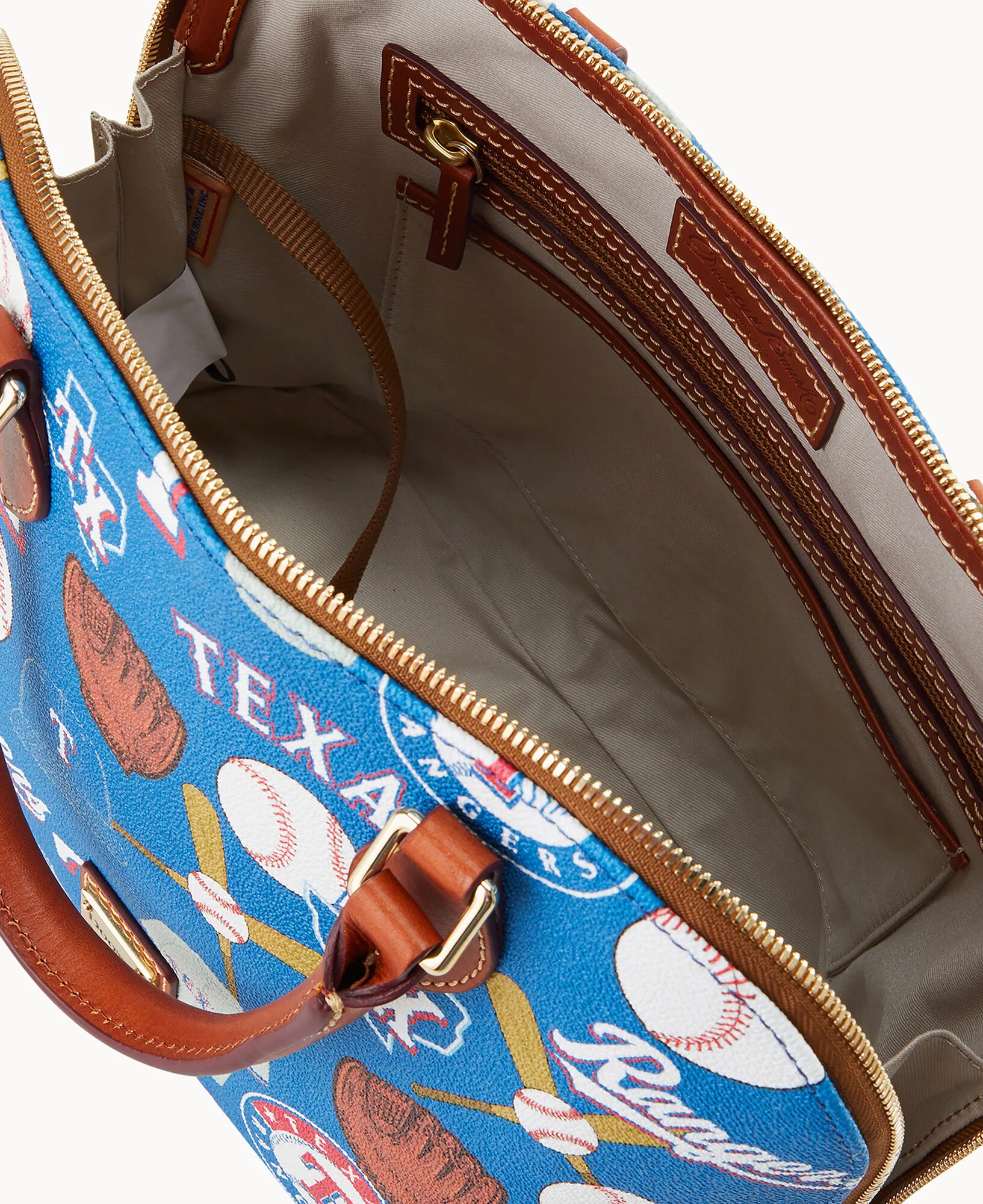 MLB Rangers Zip Zip Satchel - Image 3