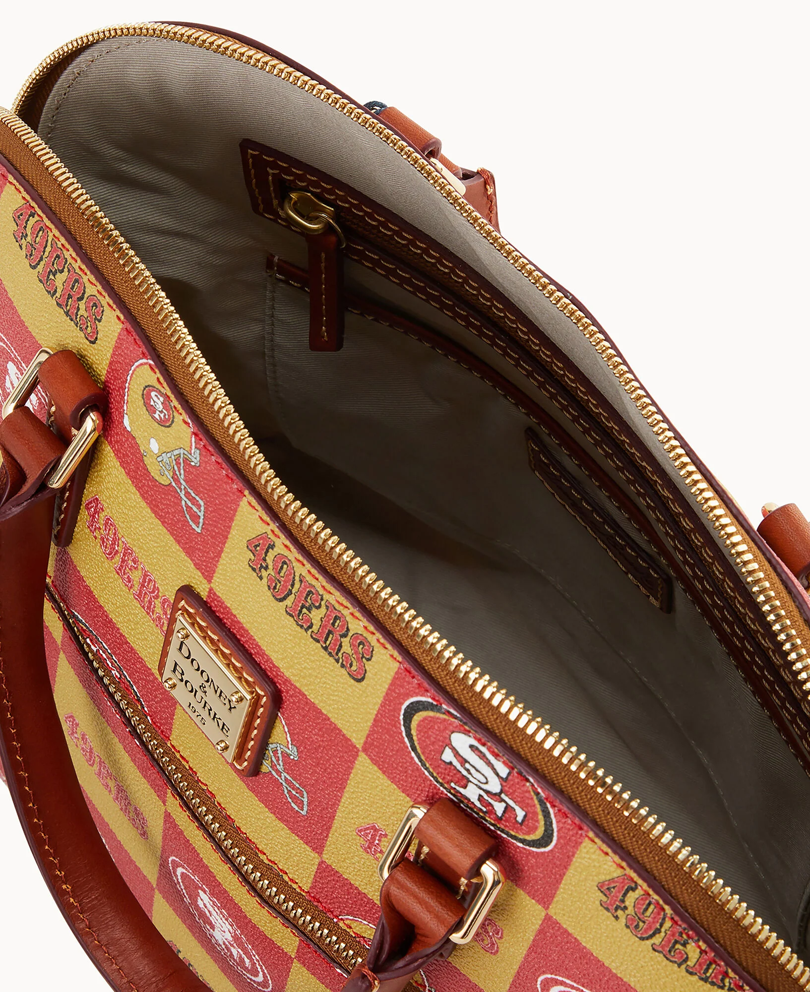 NFL 49ERS Domed Zip Satchel - Image 3
