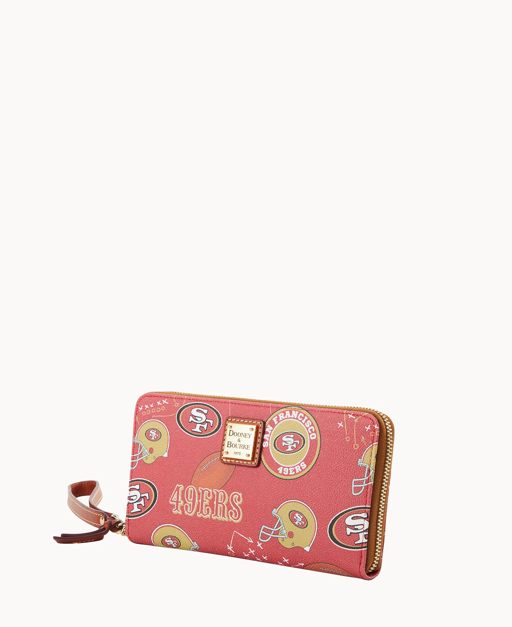NFL 49ers Large Zip Around Wristlet - Image 2