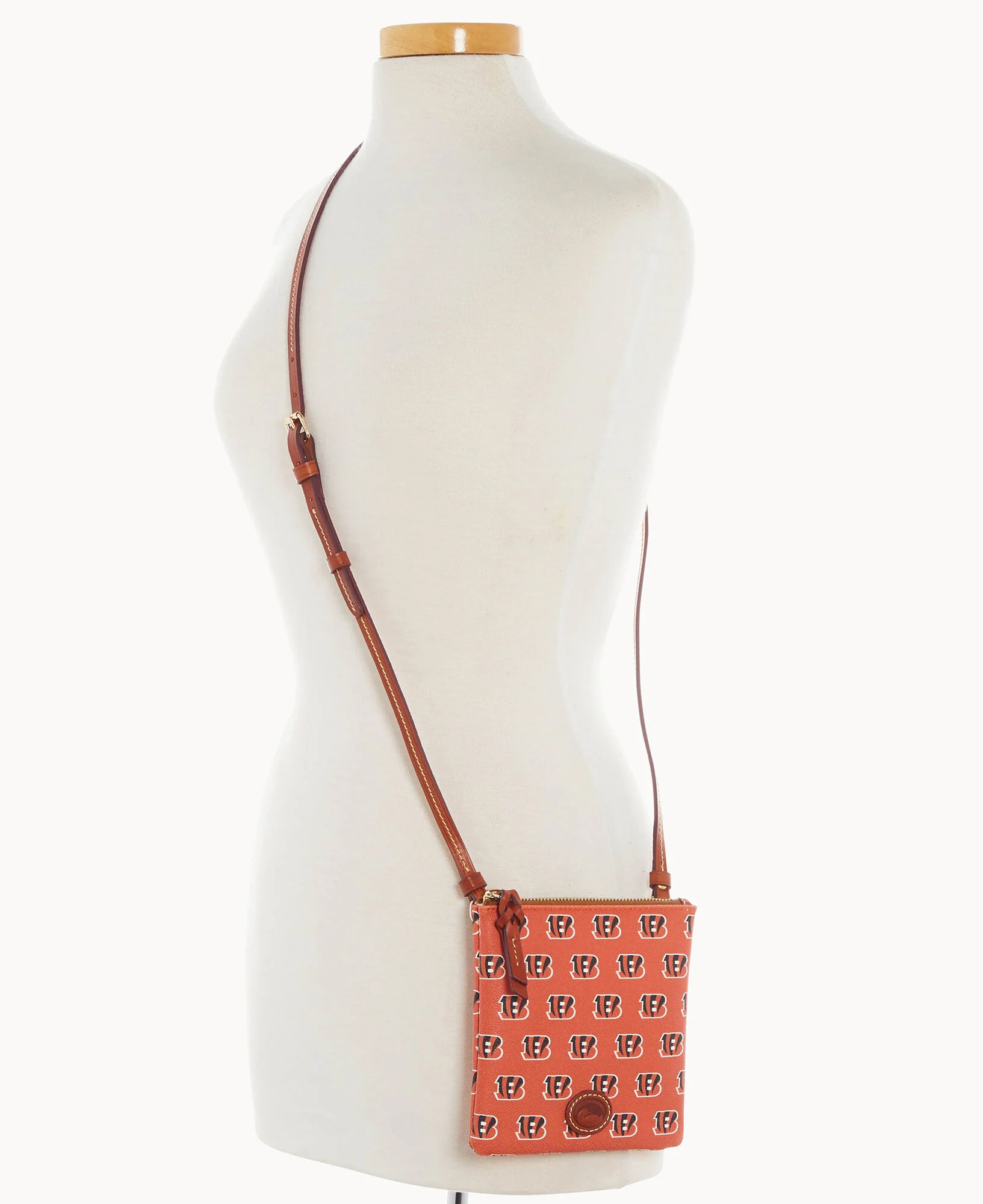 NFL Bengals Small North South Top Zip Crossbody - Image 4