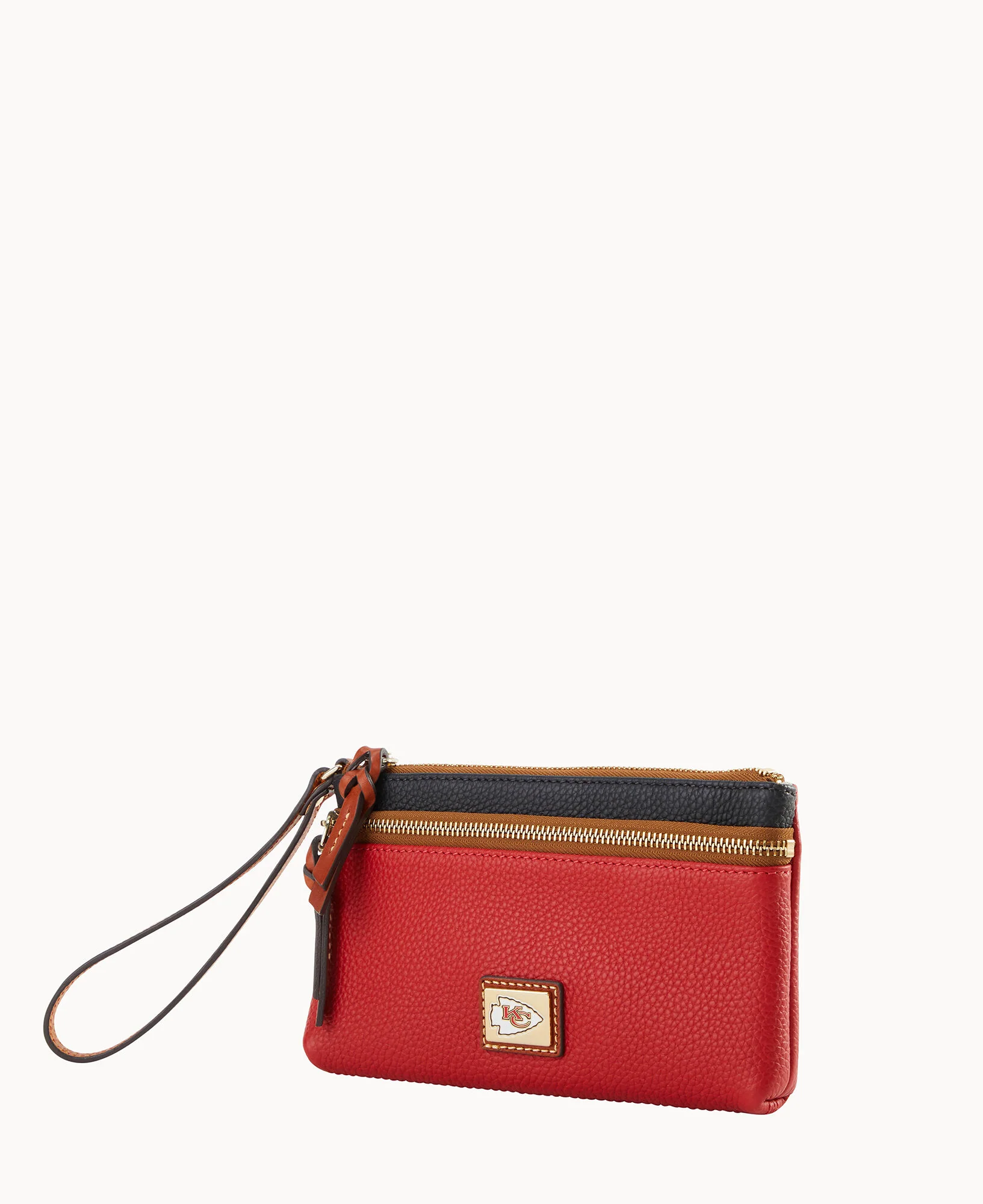 NFL Chiefs Double Zip Wristlet - Image 2
