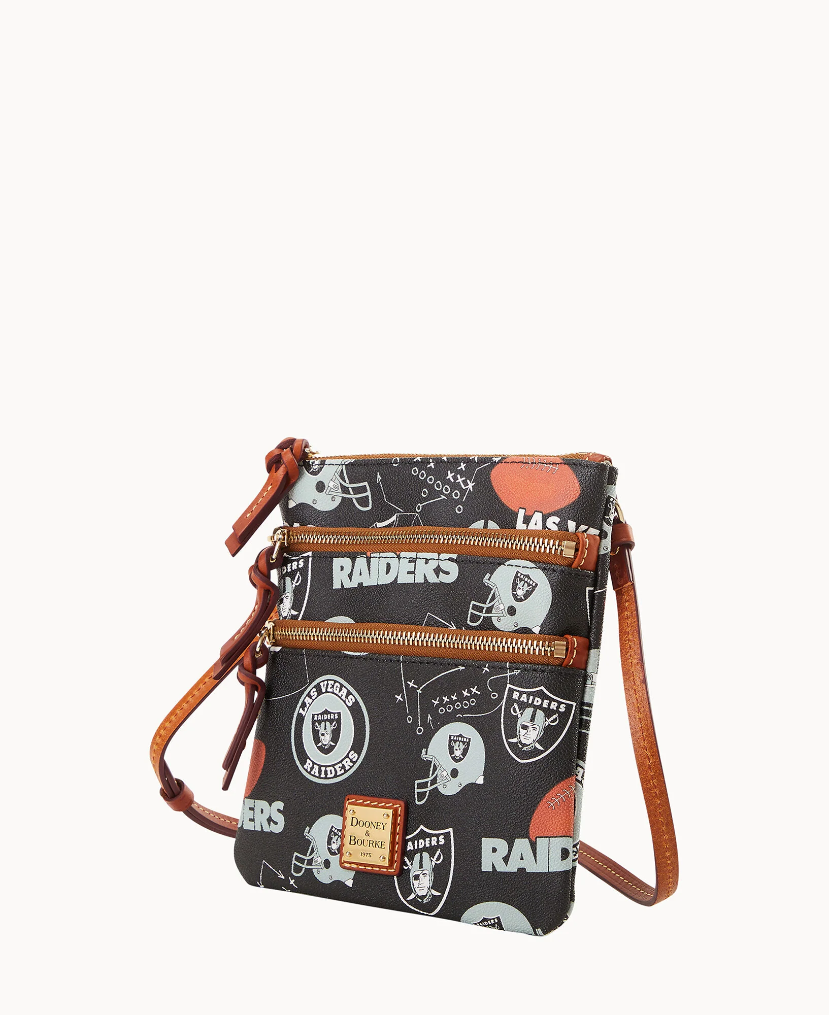 NFL Raiders Triple Zip Crossbody - Image 2