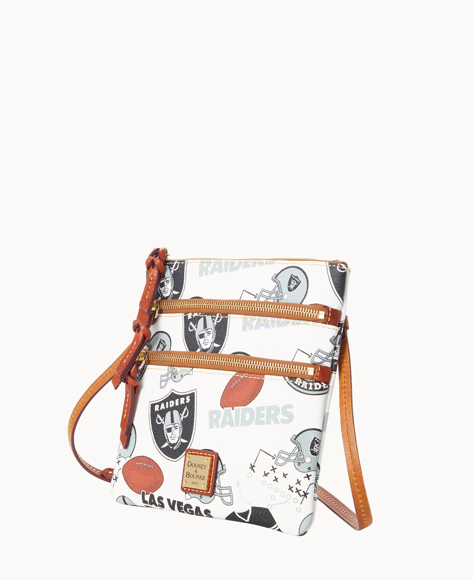 NFL Raiders Triple Zip Crossbody - Image 6