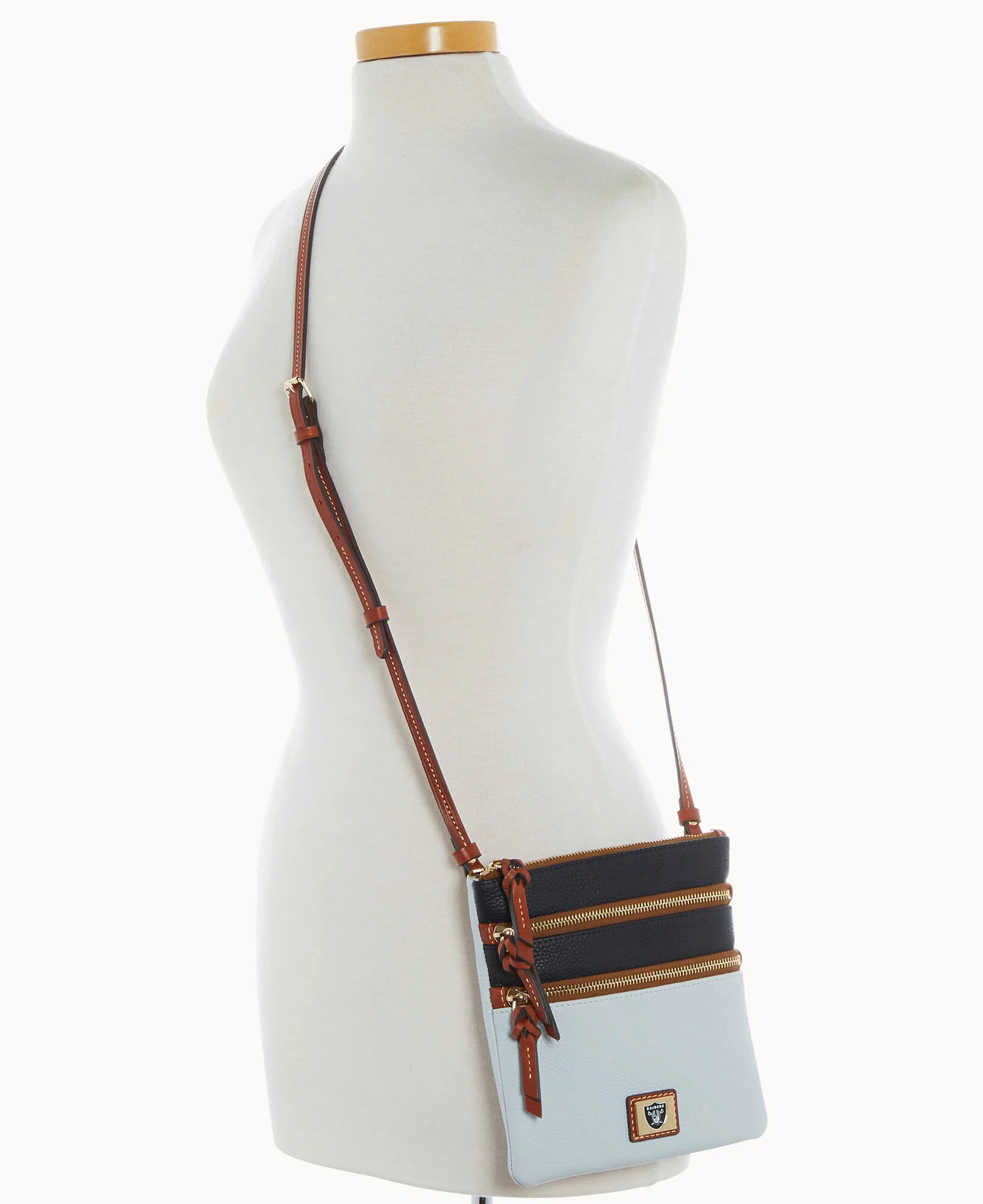 NFL Raiders Triple Zip Crossbody - Image 4