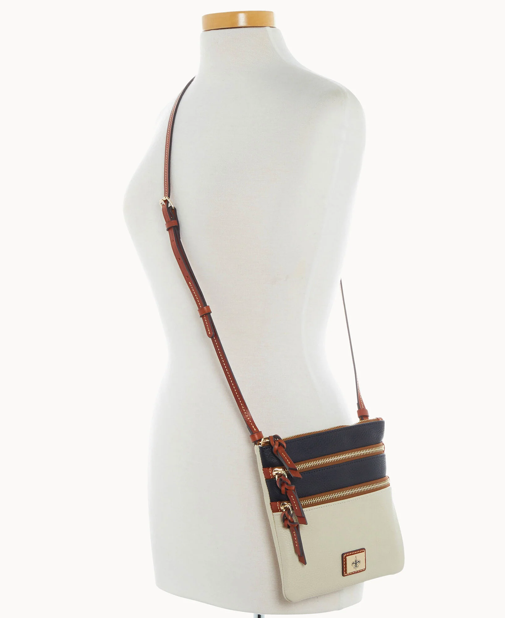 NFL Saints Triple Zip Crossbody - Image 5
