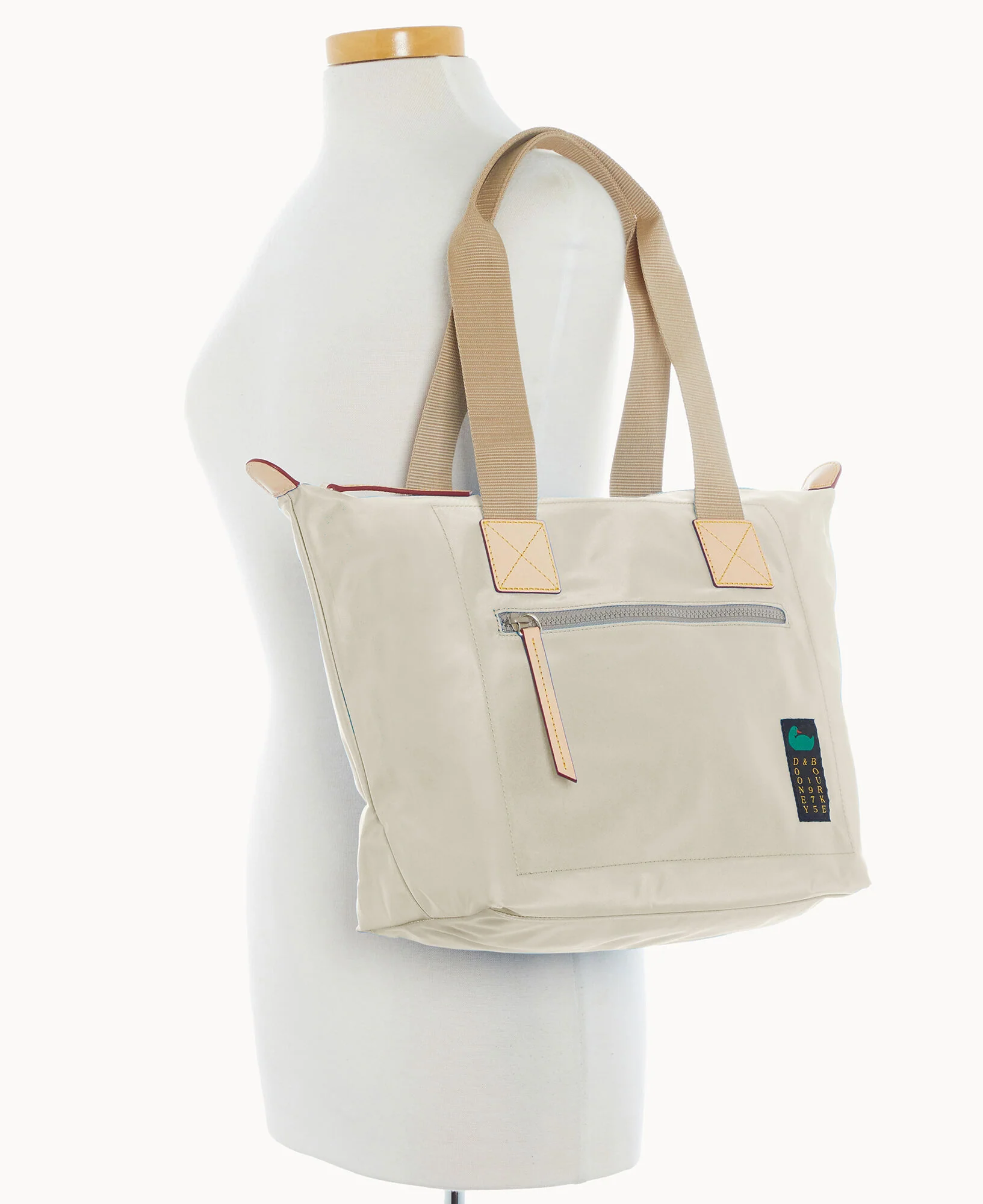 Nylon Front Zip Tote - Image 35