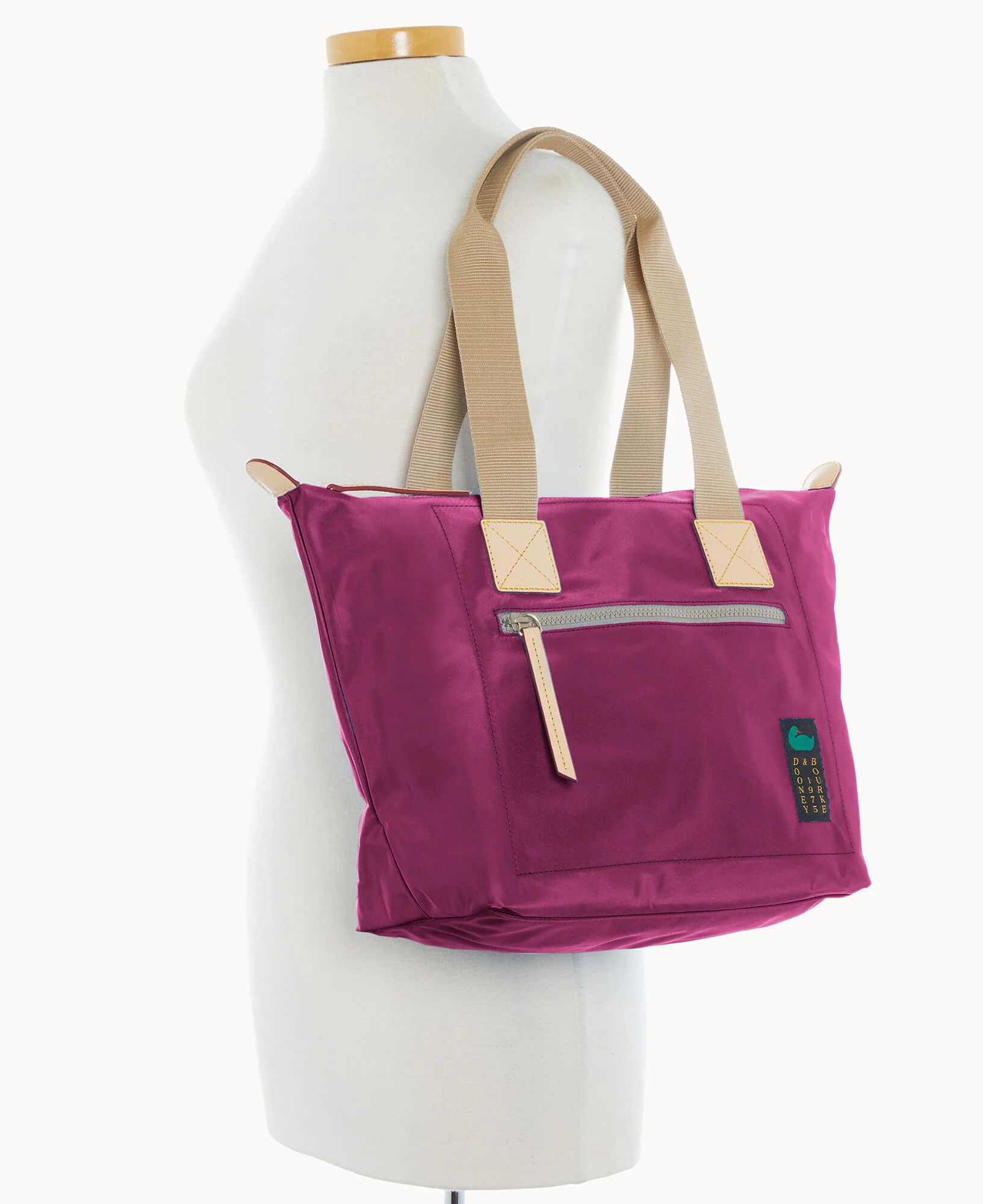 Nylon Front Zip Tote - Image 45