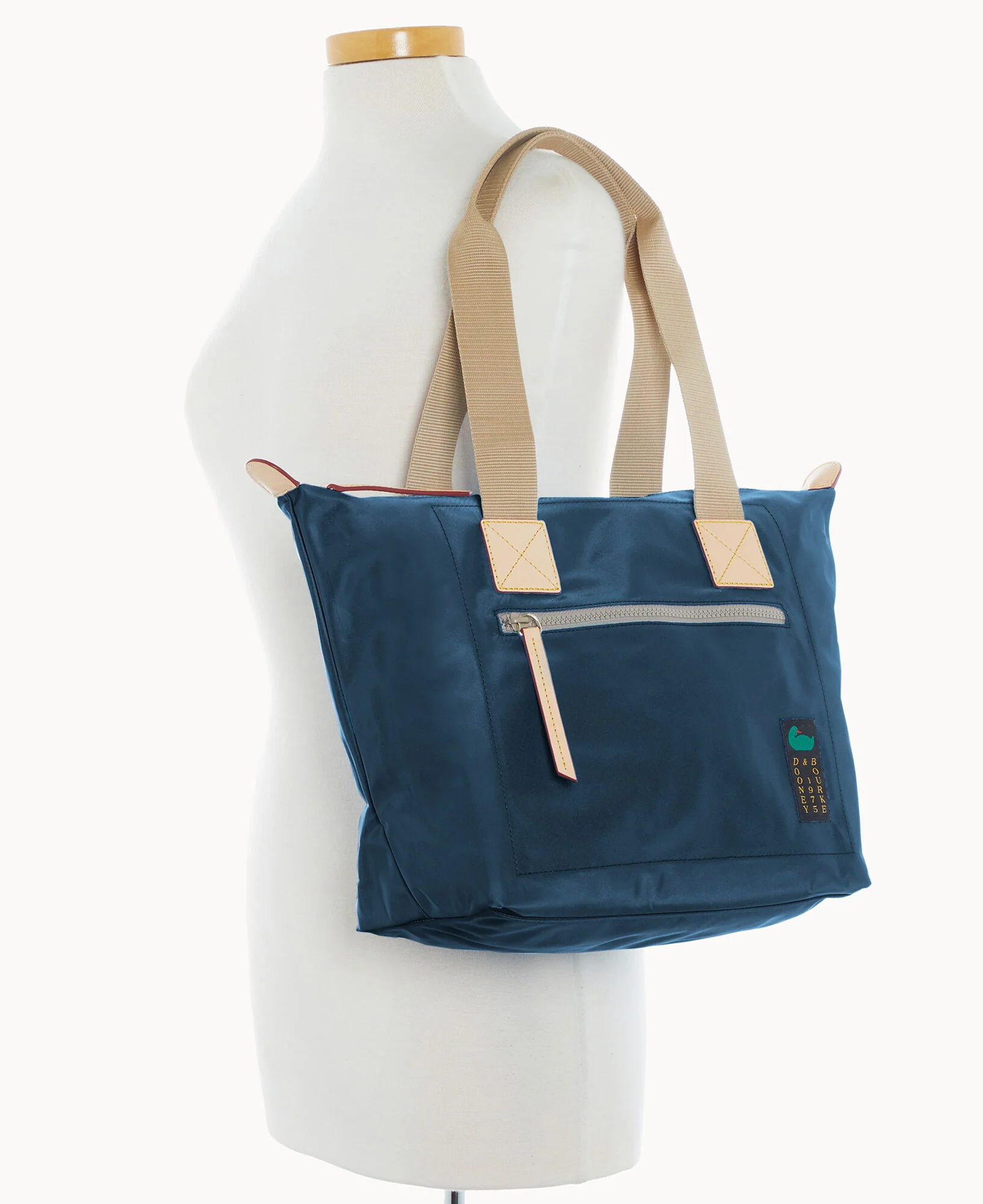 Nylon Front Zip Tote - Image 75