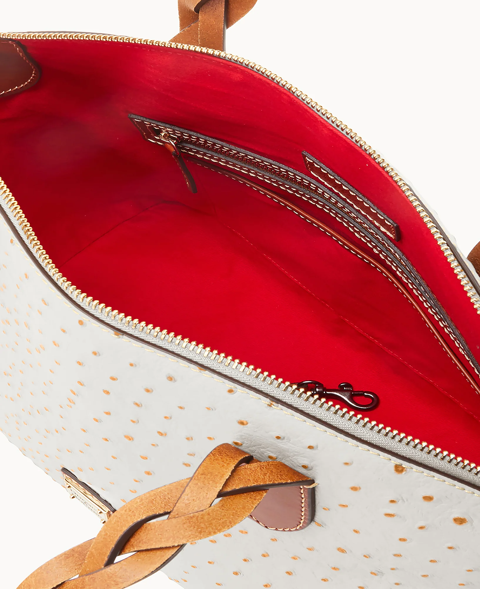 Ostrich Celeste Satchel - Image 3