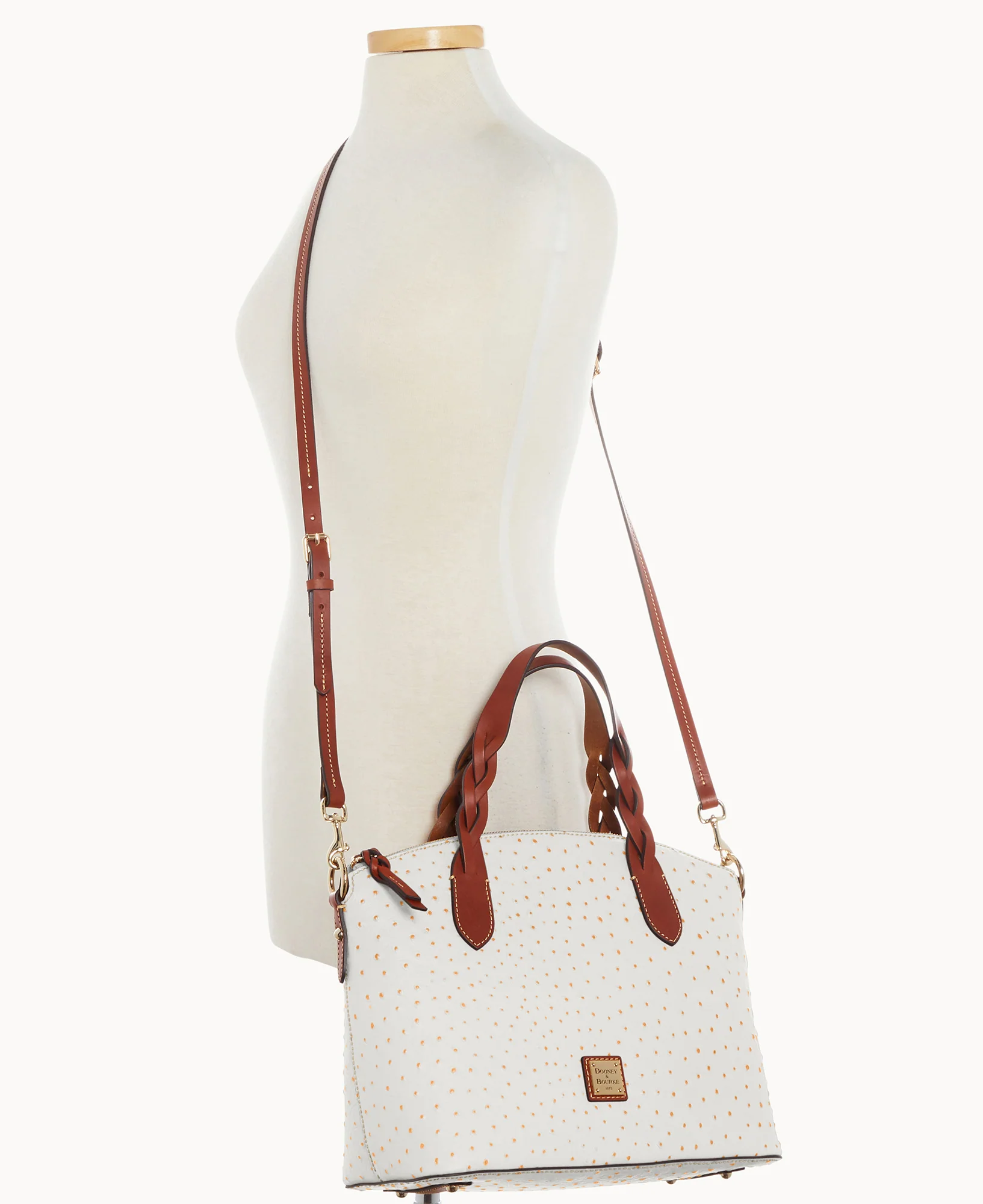 Ostrich Celeste Satchel - Image 4