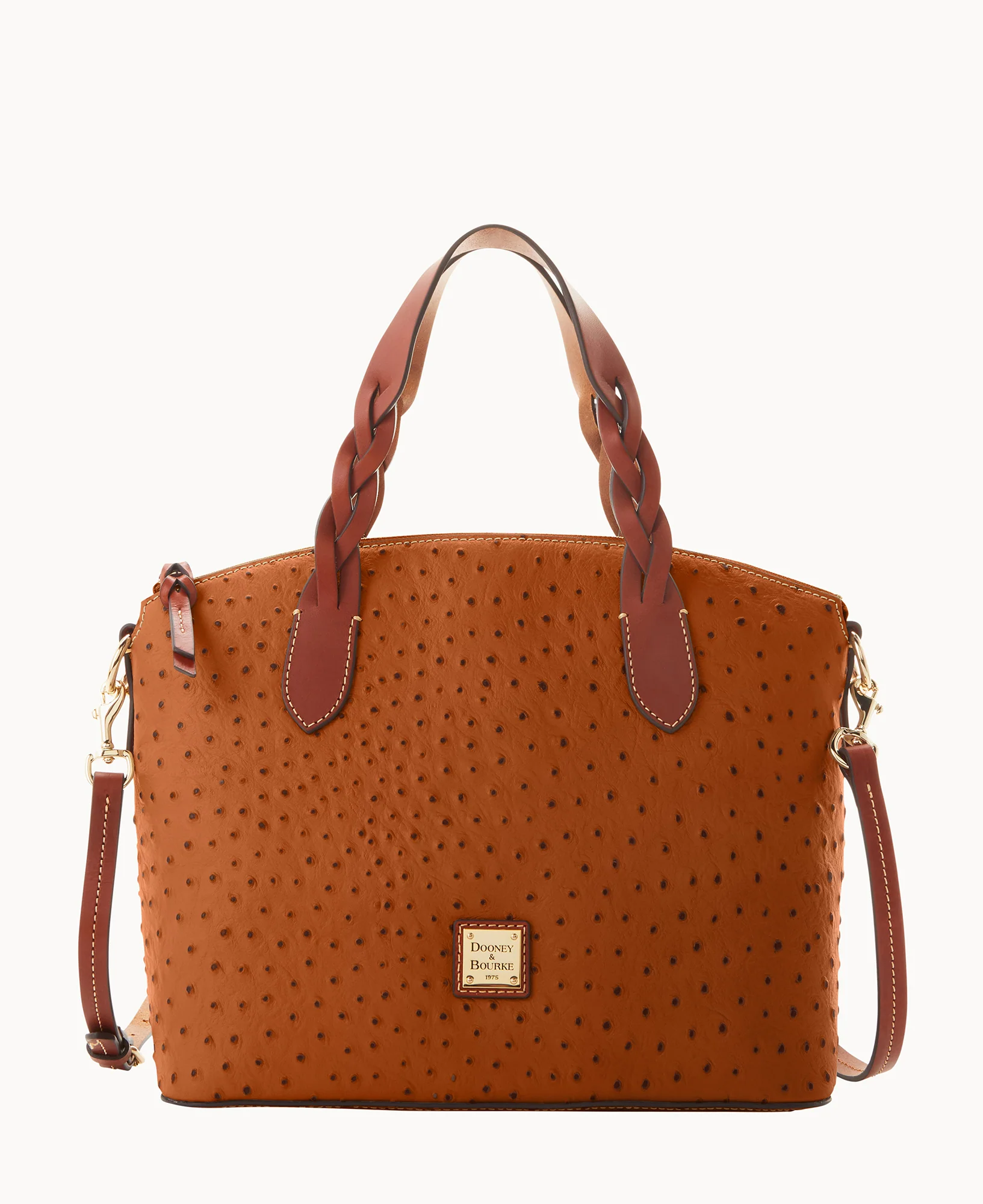 Ostrich Celeste Satchel - Image 5