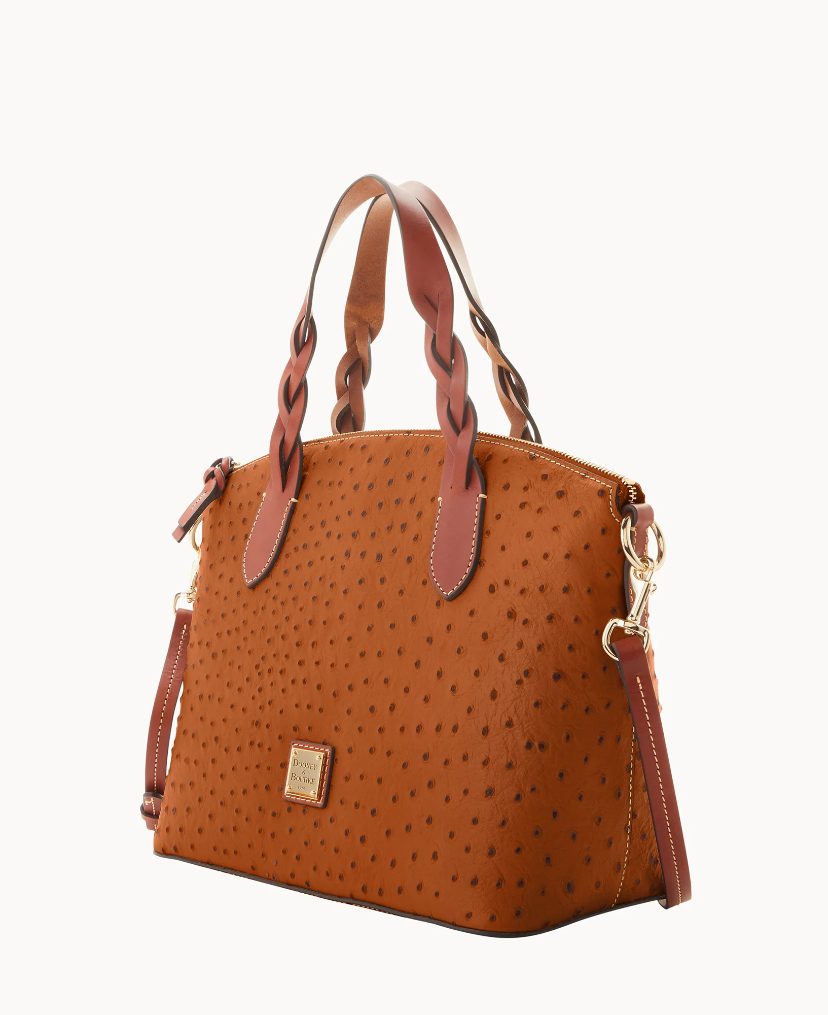 Ostrich Celeste Satchel - Image 6