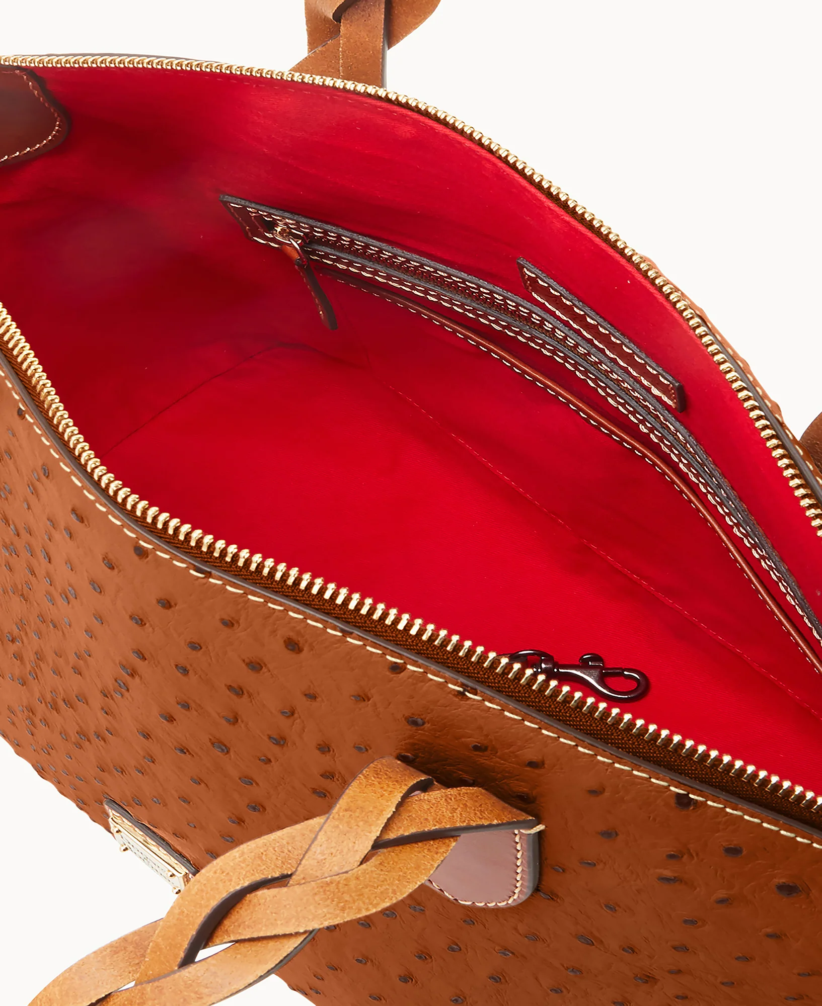 Ostrich Celeste Satchel - Image 7