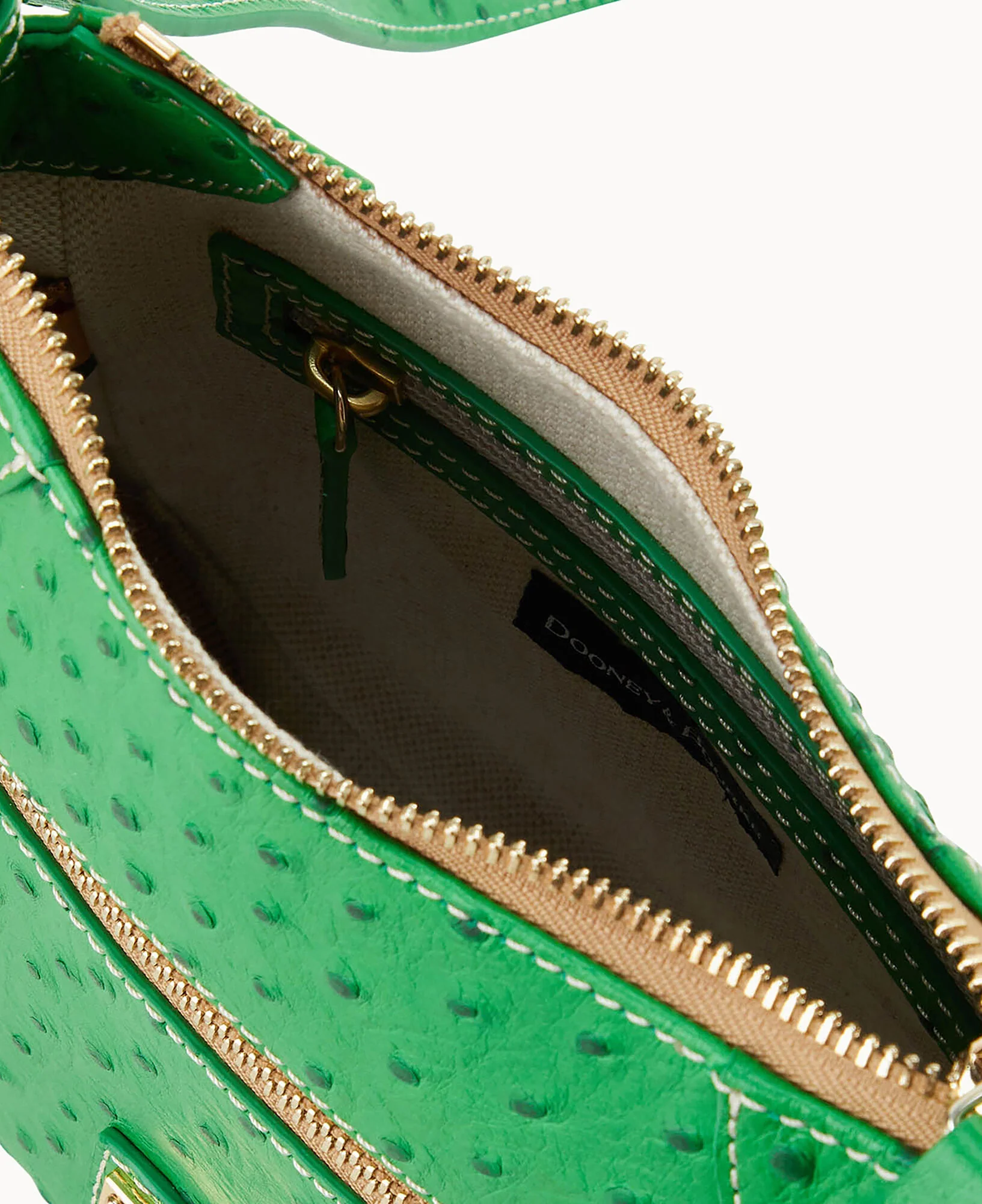 Ostrich Front Zip Crossbody - Image 23