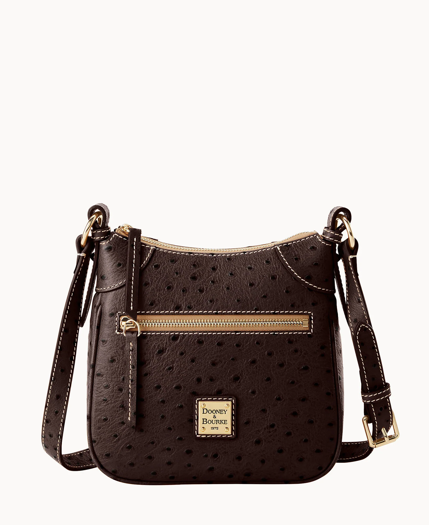 Ostrich Front Zip Crossbody - Image 37